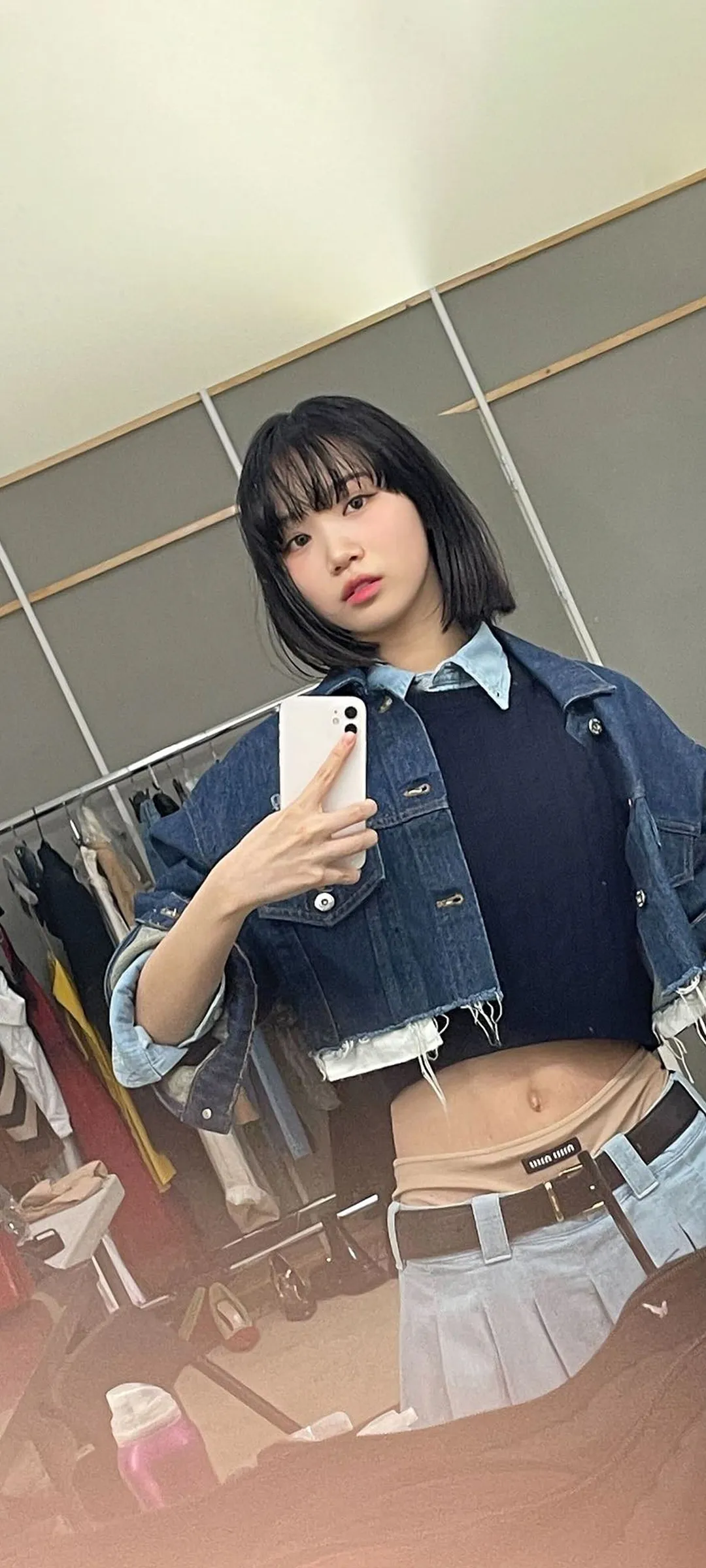 Wallpaper layar kunci hp Kim Chae-won 4K HD download — IZ*ONE, LE SSERAFIM