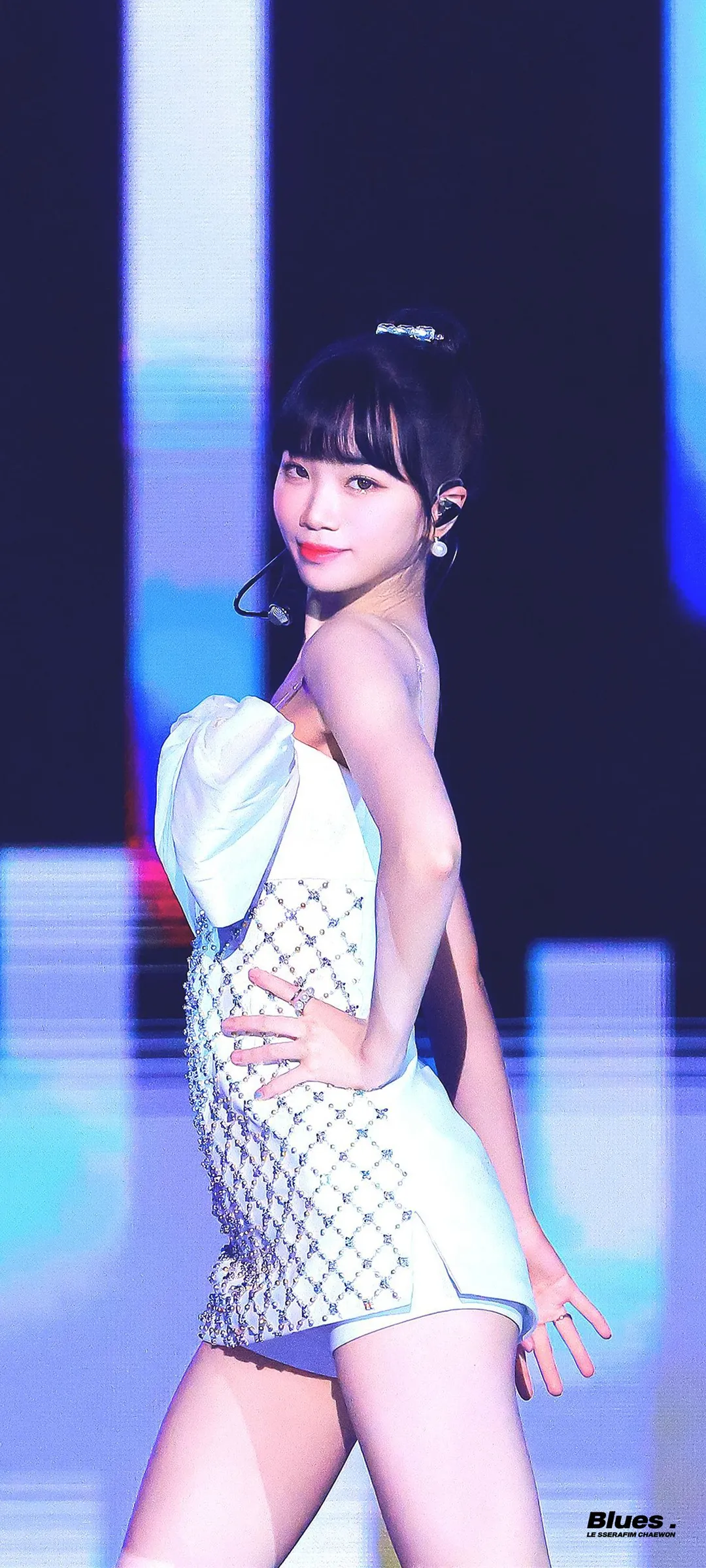 Wallpaper layar kunci hp Kim Chae-won 4K HD download — IZ*ONE, LE SSERAFIM