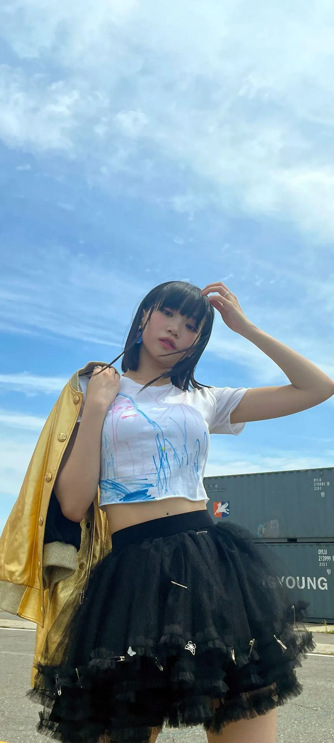 Wallpaper layar kunci hp Kim Chae-won 4K HD download — IZ*ONE, LE SSERAFIM