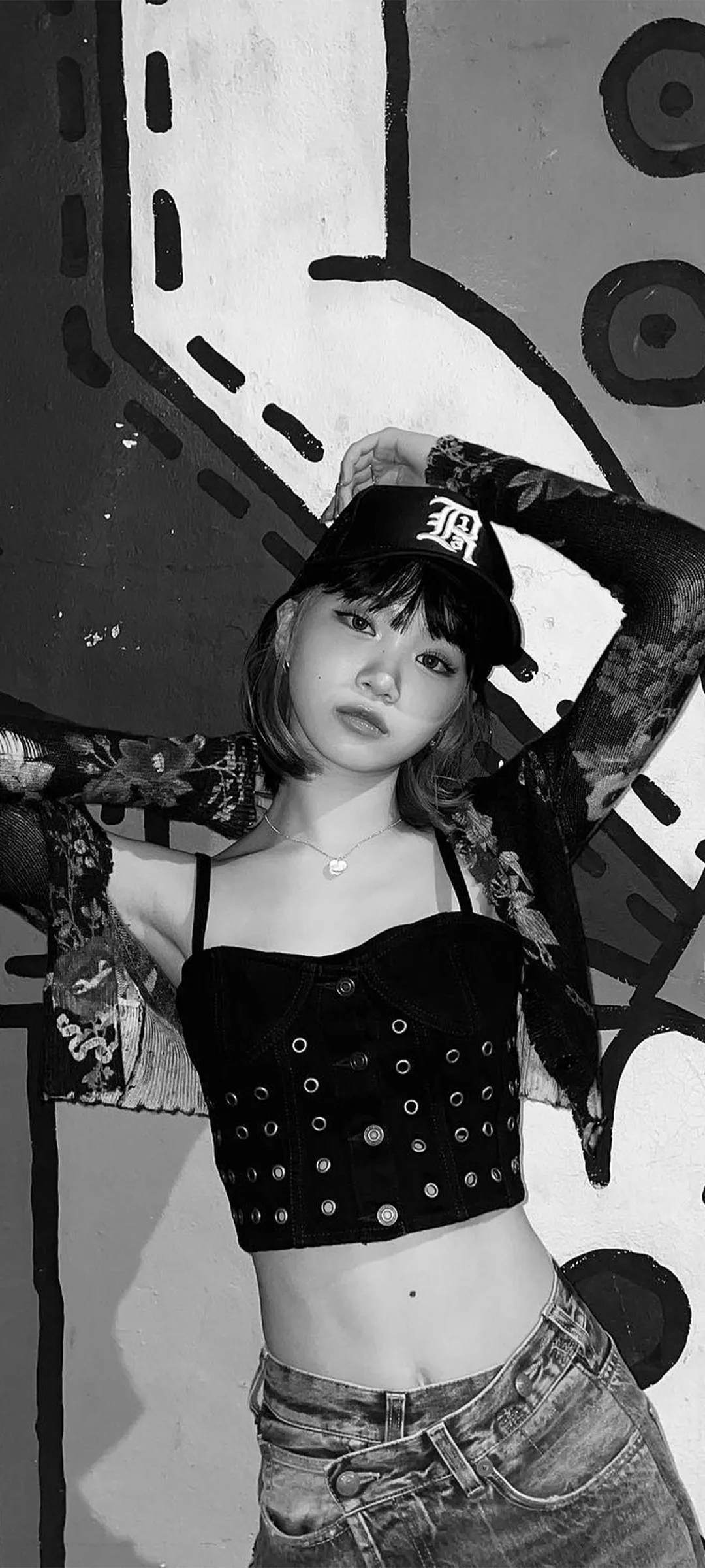 Wallpaper layar kunci hp Kim Chae-won 4K HD download — IZ*ONE, LE SSERAFIM