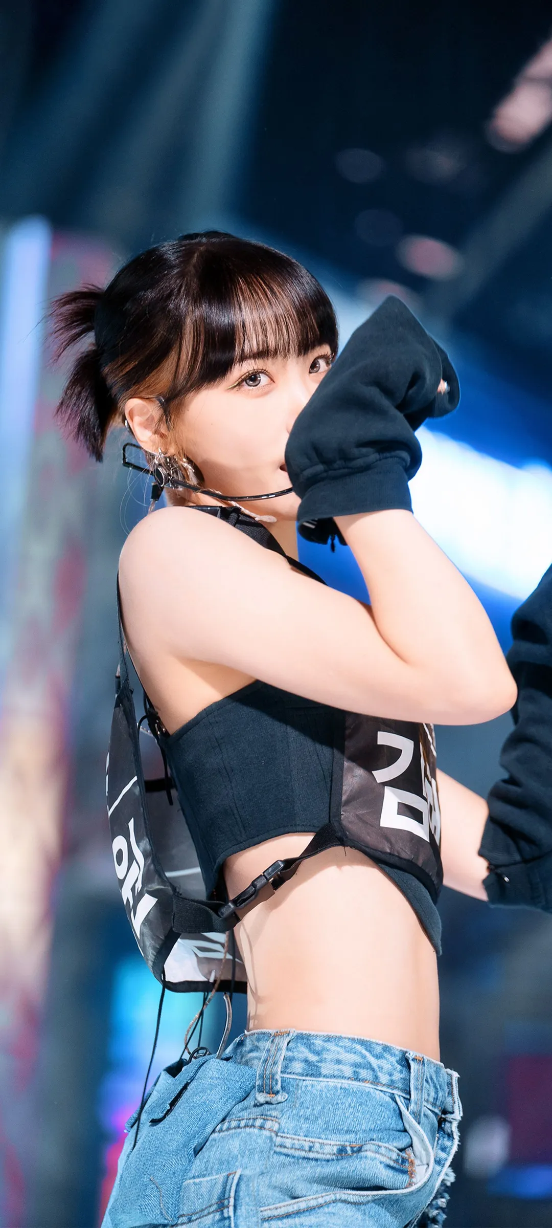 Wallpaper layar kunci hp Kim Chae-won 4K HD download — IZ*ONE, LE SSERAFIM