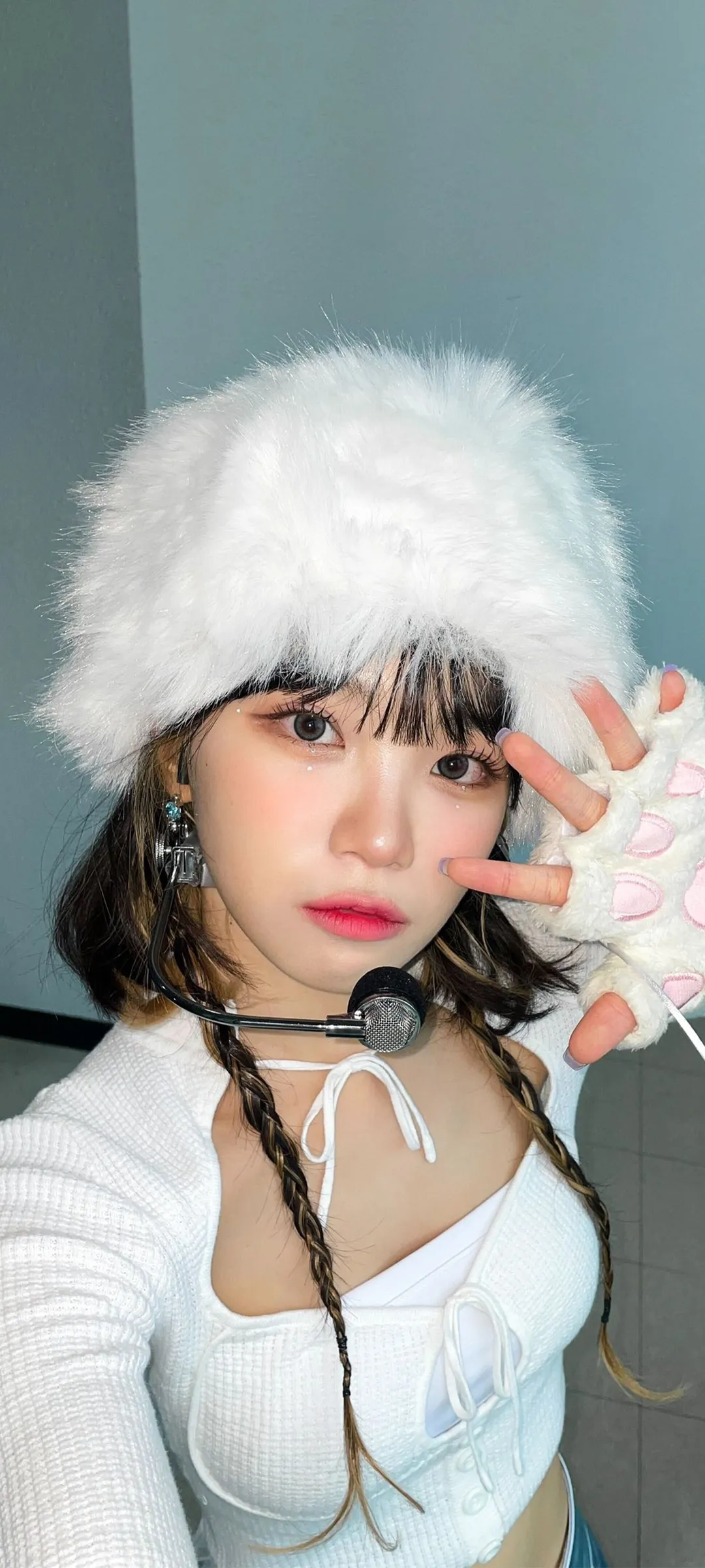 Wallpaper layar kunci hp Kim Chae-won 4K HD download — IZ*ONE, LE SSERAFIM