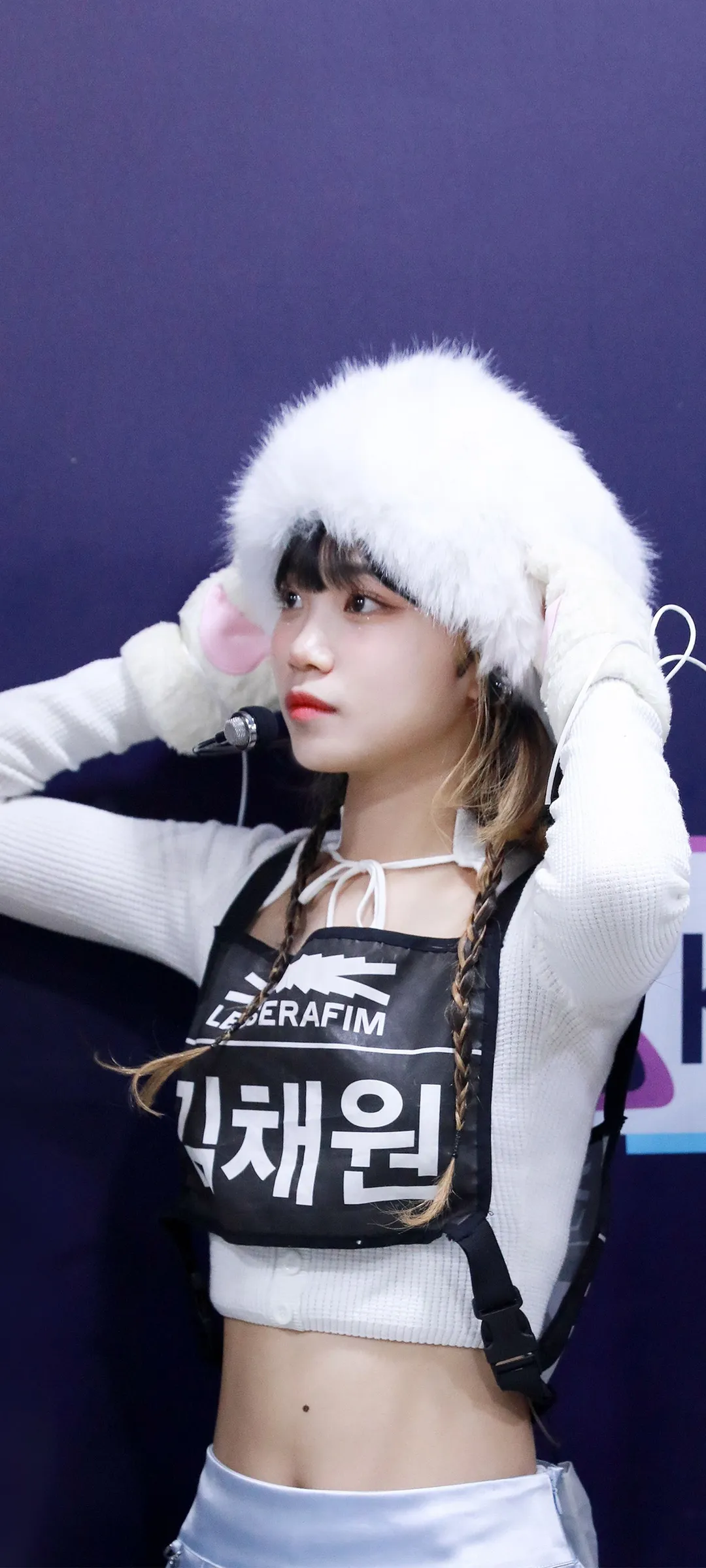 Wallpaper layar kunci hp Kim Chae-won 4K HD download — IZ*ONE, LE SSERAFIM