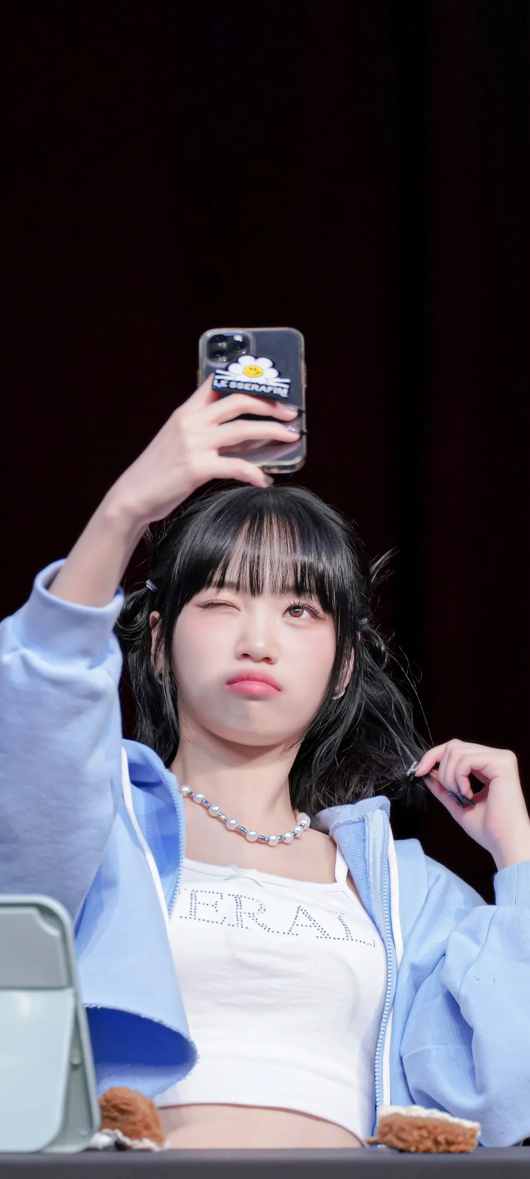 Wallpaper layar kunci hp Kim Chae-won 4K HD download — IZ*ONE, LE SSERAFIM