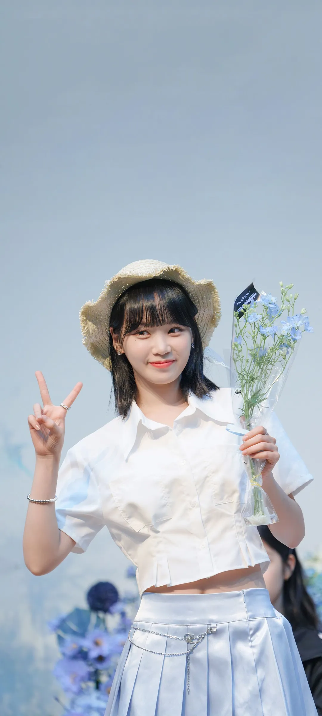 Wallpaper layar kunci hp Kim Chae-won 4K HD download — IZ*ONE, LE SSERAFIM