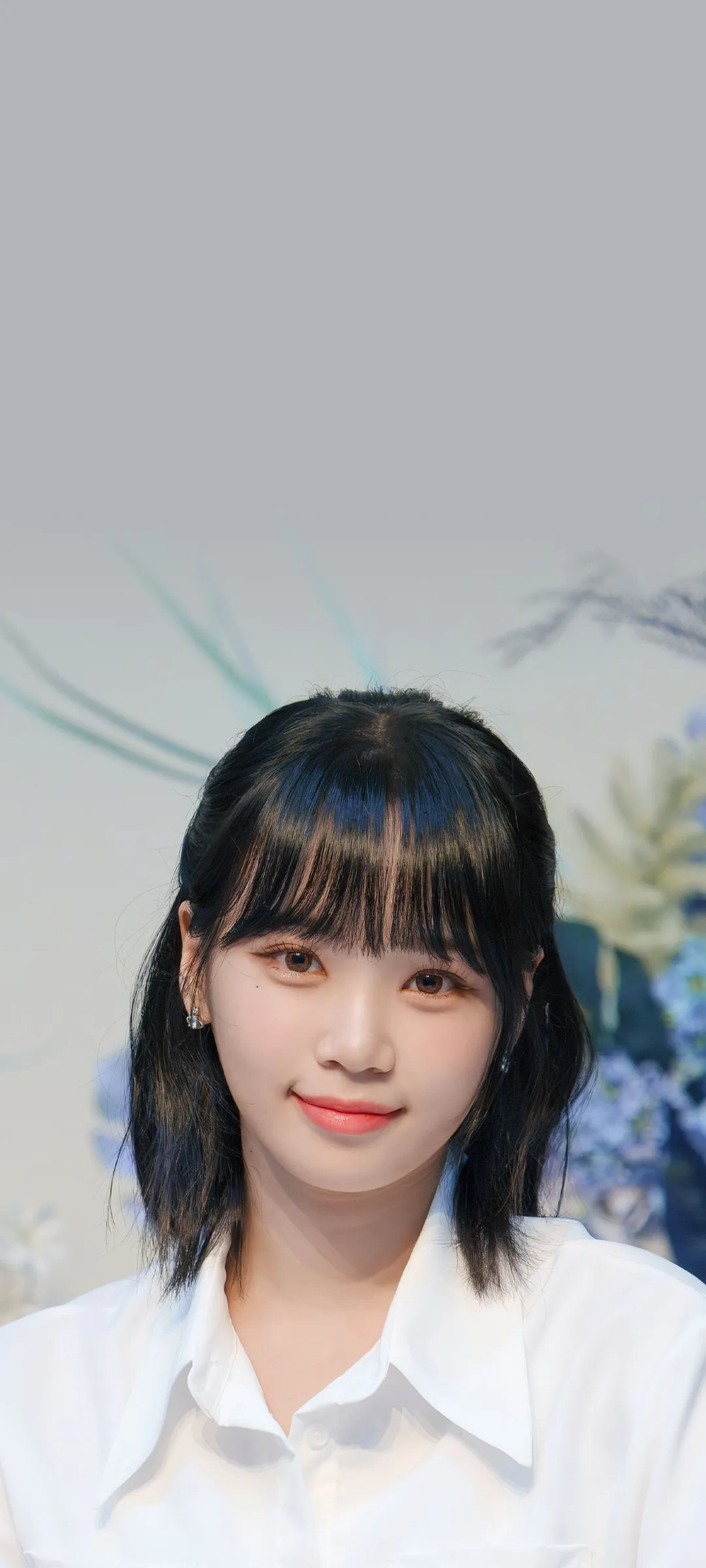 Kim Chae-won lock screen phone wallpaper 4K HD download — IZ*ONE, LE SSERAFIM