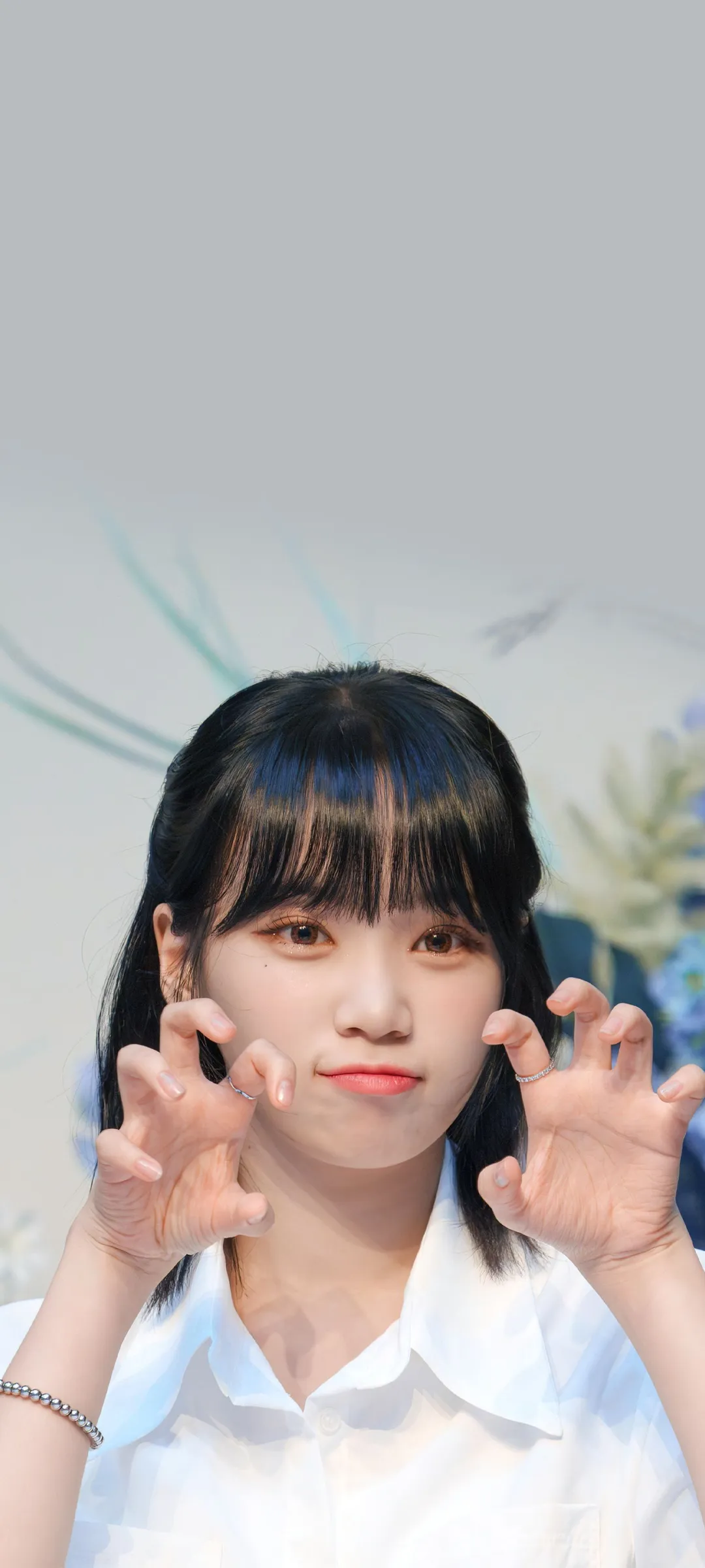 Kim Chae-won lock screen phone wallpaper 4K HD download — IZ*ONE, LE SSERAFIM