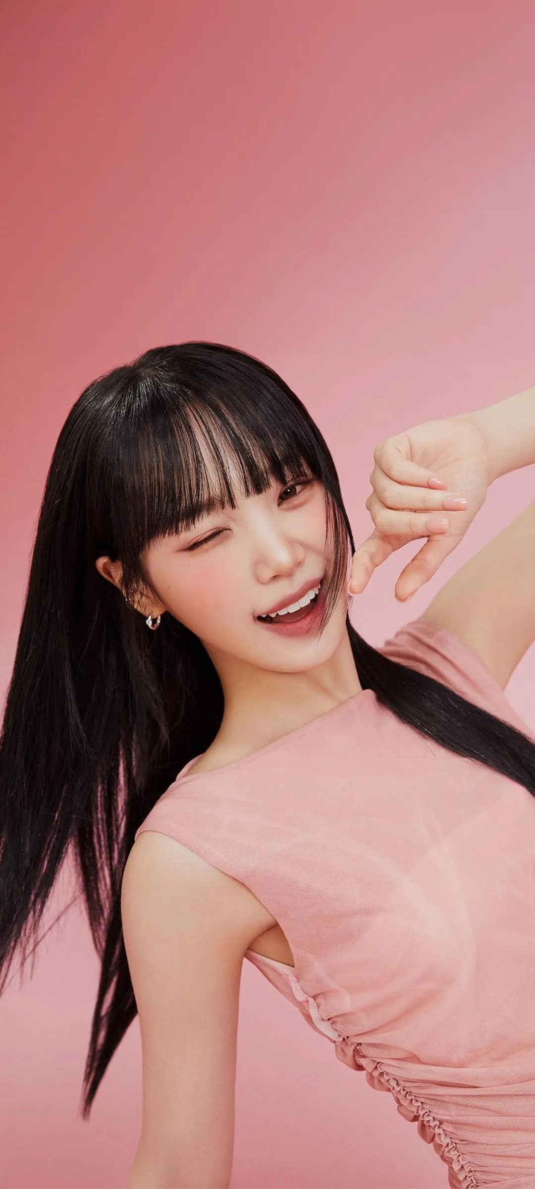 Wallpaper layar kunci hp Kim Chae-won 4K HD download — IZ*ONE, LE SSERAFIM