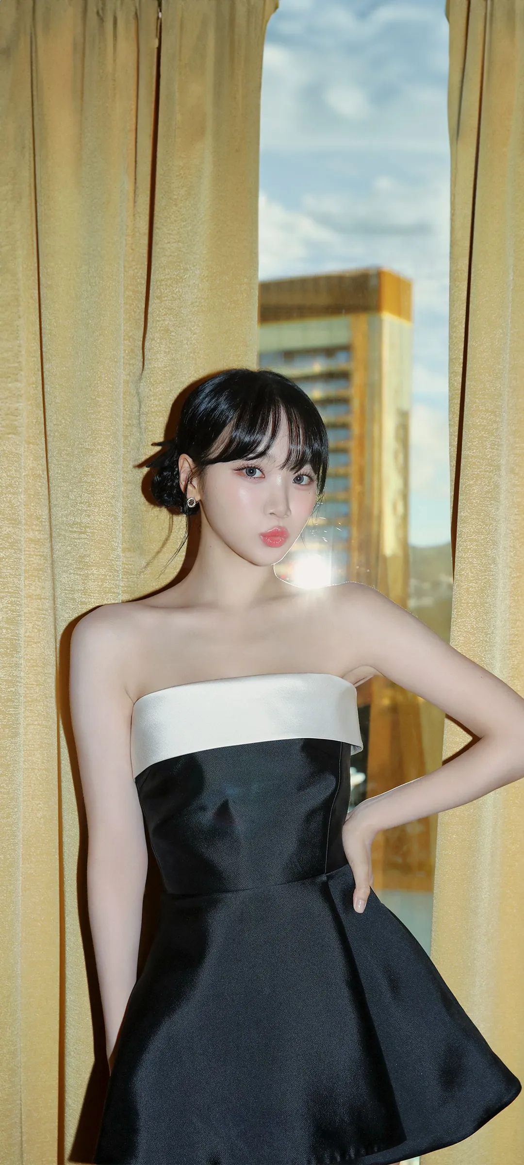 Wallpaper layar kunci hp Kim Chae-won 4K HD download — IZ*ONE, LE SSERAFIM