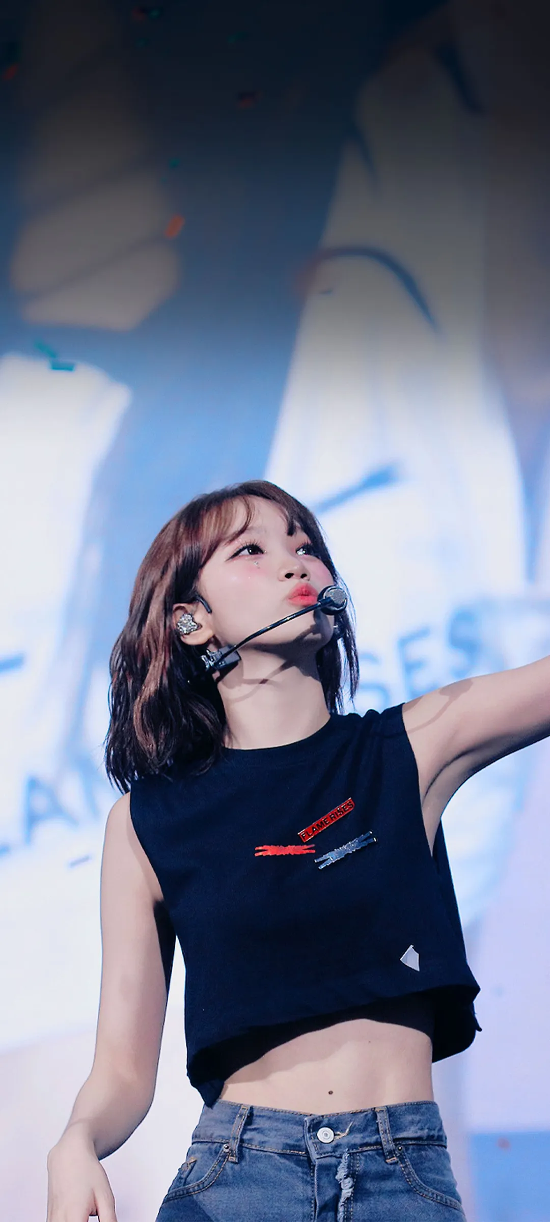 Wallpaper layar kunci hp Kim Chae-won 4K HD download — IZ*ONE, LE SSERAFIM