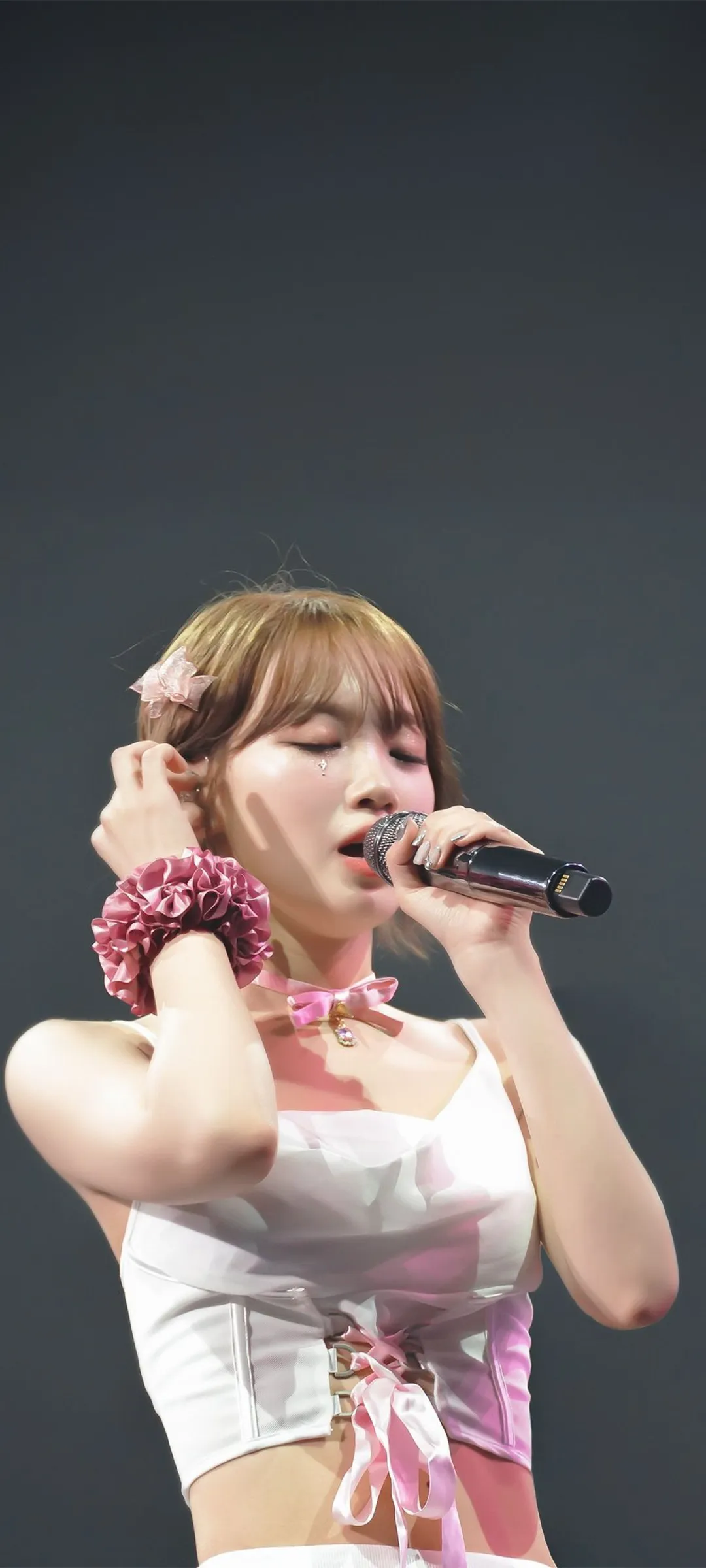 Wallpaper layar kunci hp Kim Chae-won 4K HD download — IZ*ONE, LE SSERAFIM