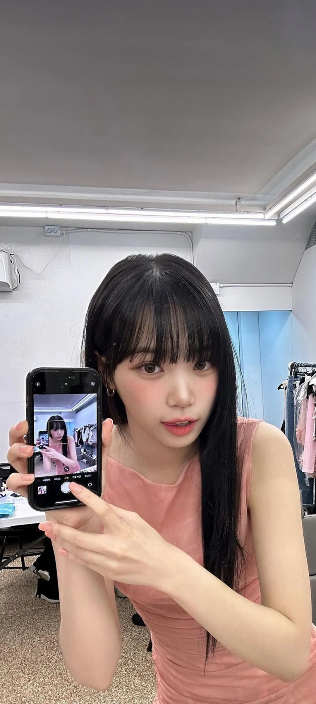 Wallpaper layar kunci hp Kim Chae-won 4K HD download — IZ*ONE, LE SSERAFIM