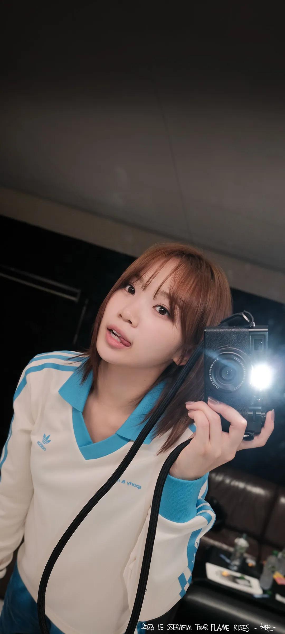 Kim Chae-won lock screen phone wallpaper 4K HD download — IZ*ONE, LE SSERAFIM