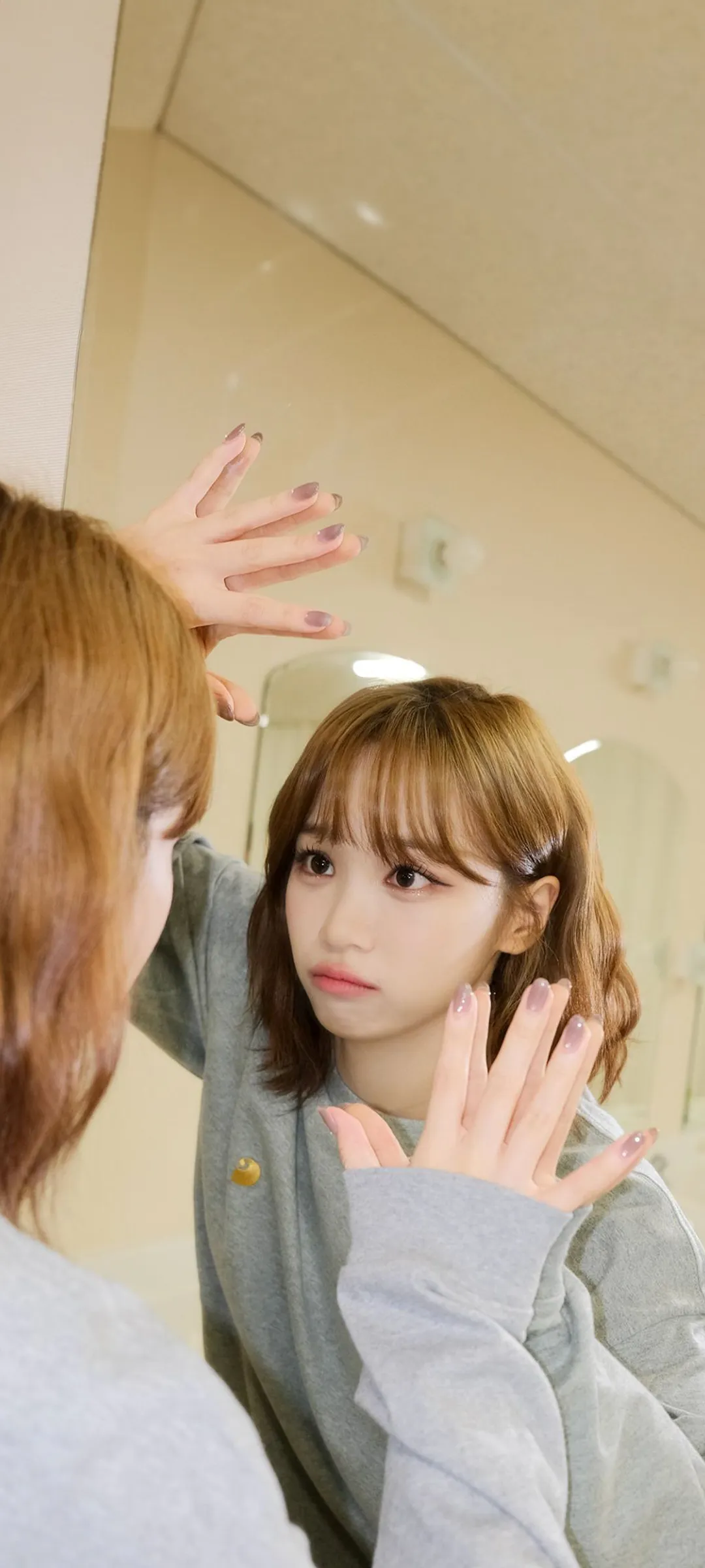 Wallpaper layar kunci hp Kim Chae-won 4K HD download — IZ*ONE, LE SSERAFIM