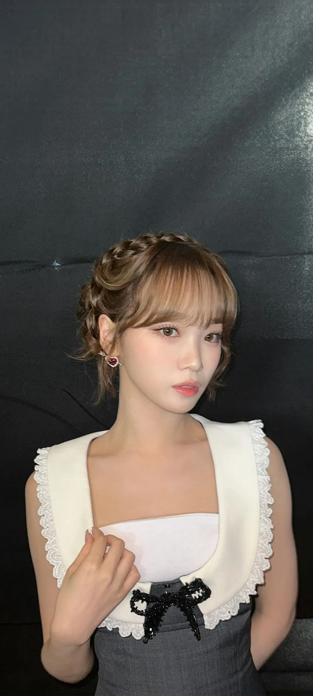 Wallpaper layar kunci hp Kim Chae-won 4K HD download — IZ*ONE, LE SSERAFIM