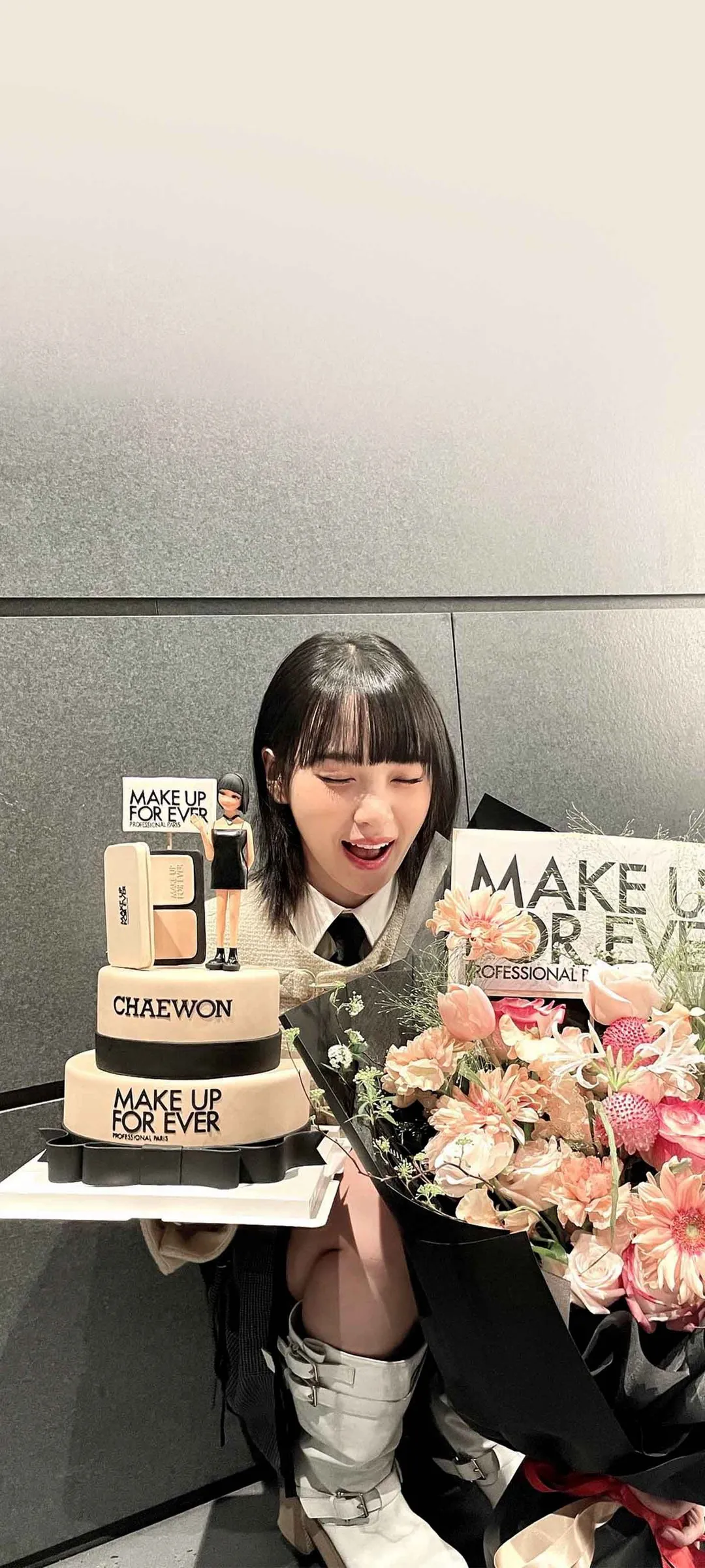 Wallpaper layar kunci hp Kim Chae-won 4K HD download — IZ*ONE, LE SSERAFIM