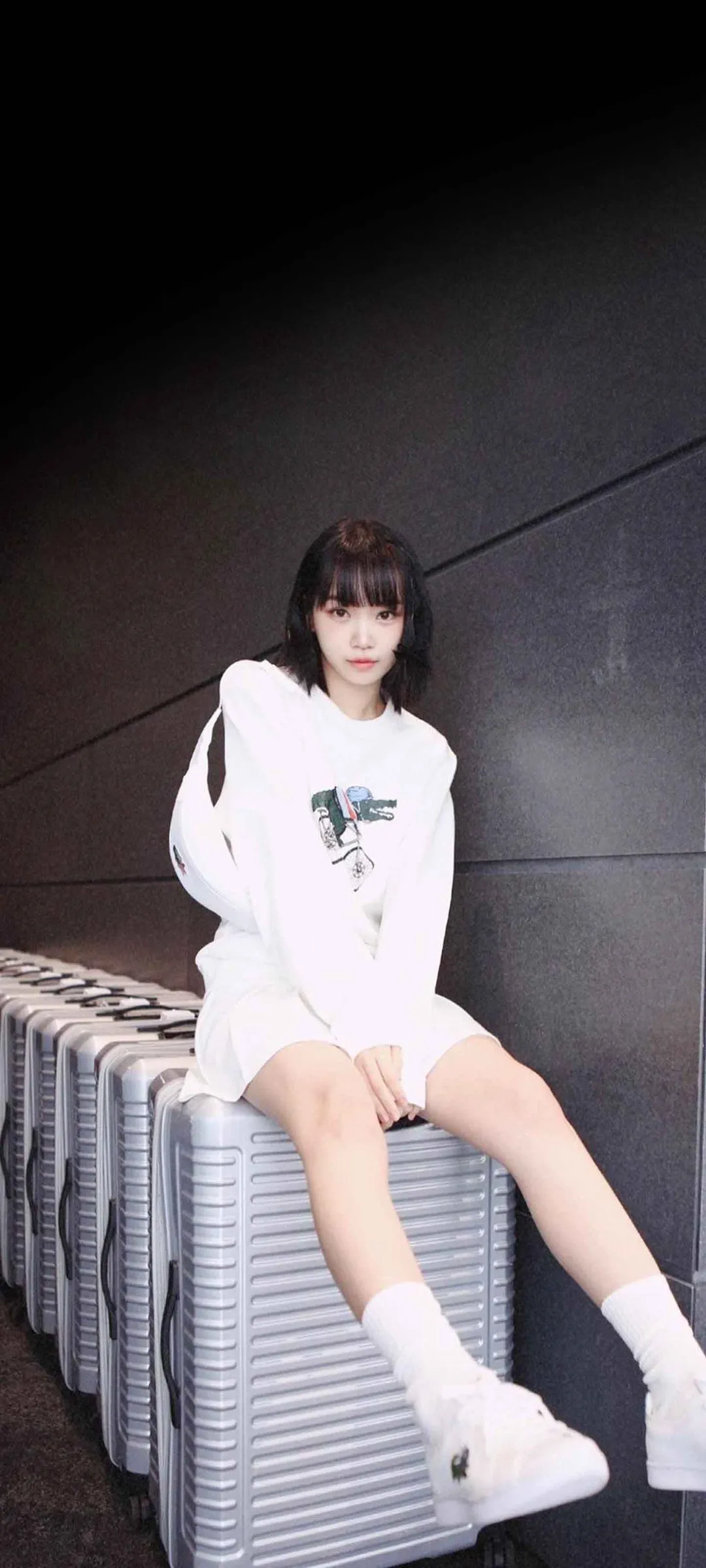 Wallpaper layar kunci hp Kim Chae-won 4K HD download — IZ*ONE, LE SSERAFIM