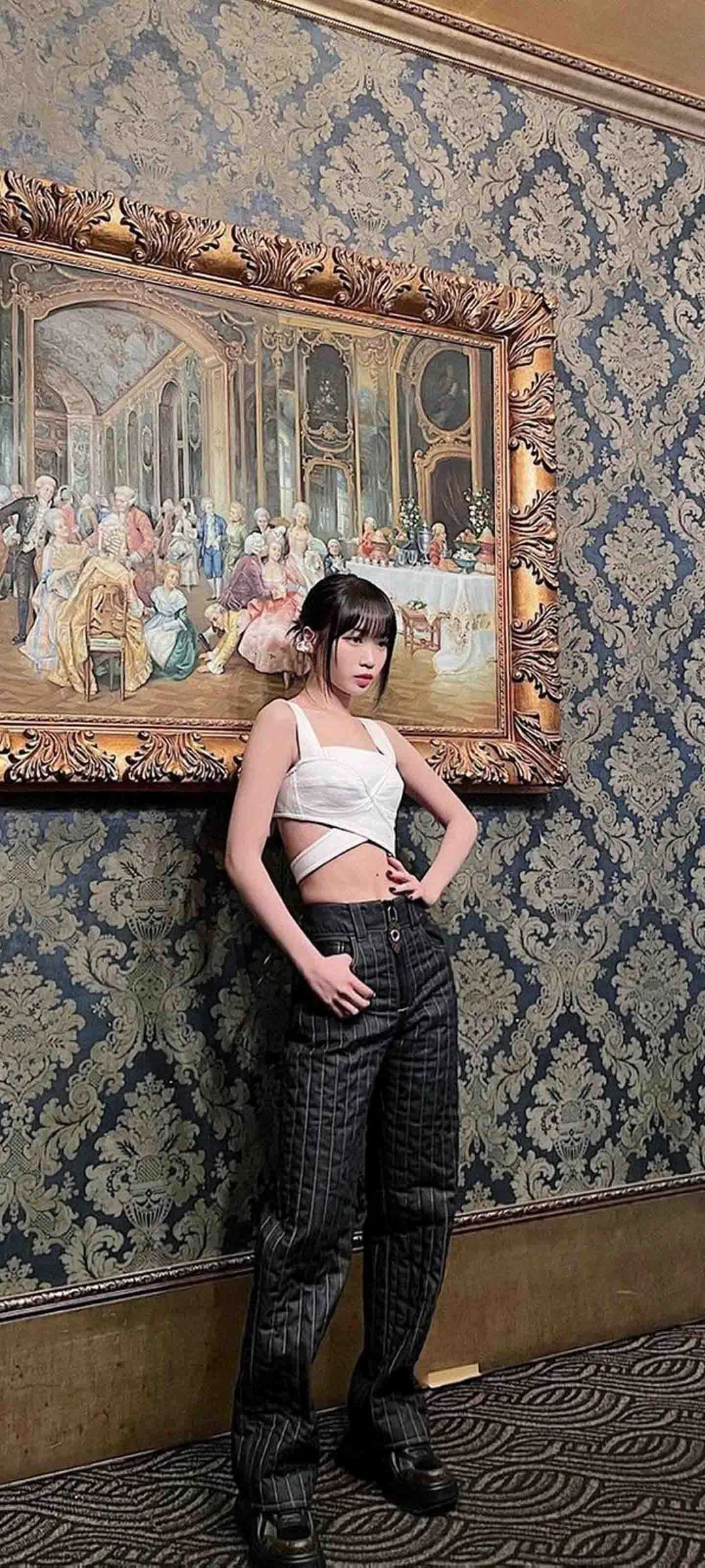 Wallpaper layar kunci hp Kim Chae-won 4K HD download — IZ*ONE, LE SSERAFIM