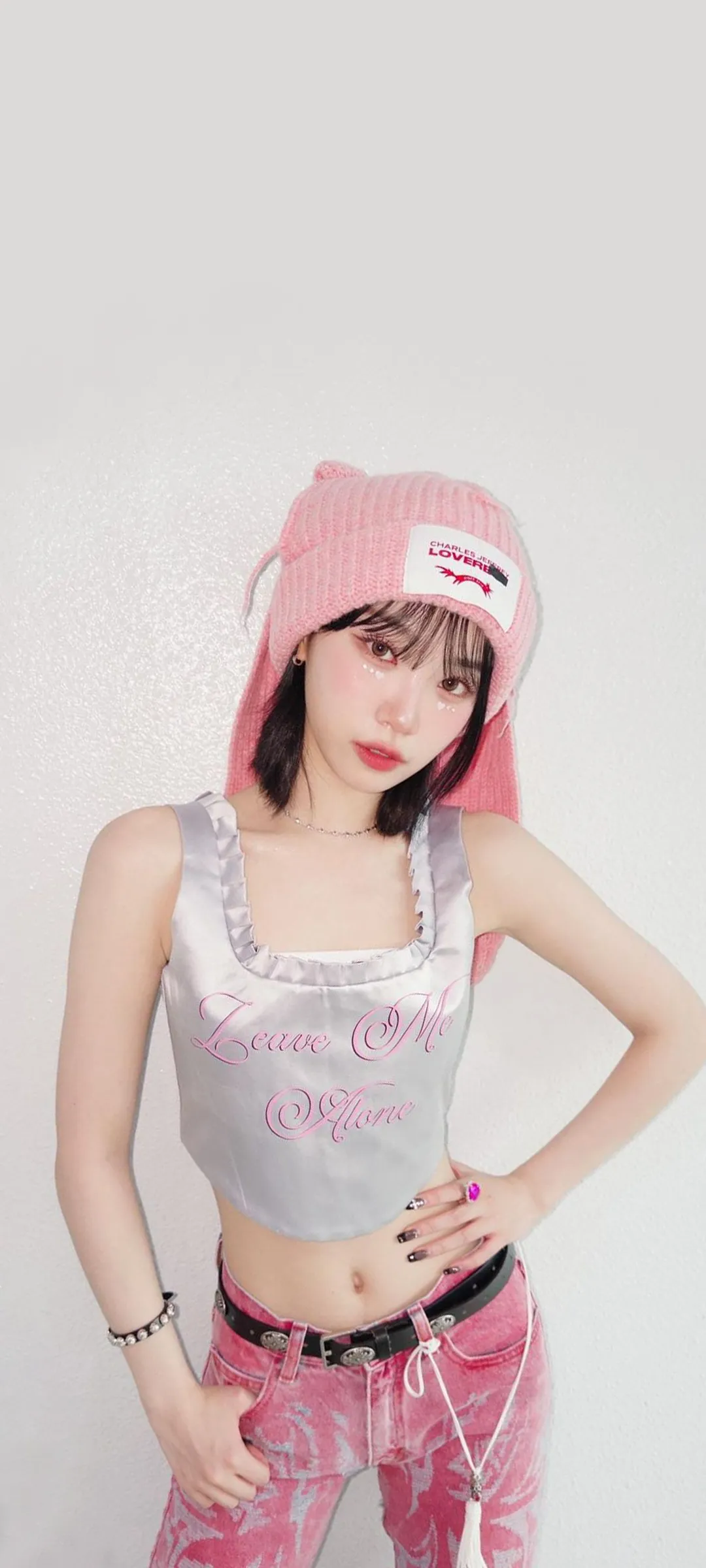 Wallpaper layar kunci hp Kim Chae-won 4K HD download — IZ*ONE, LE SSERAFIM