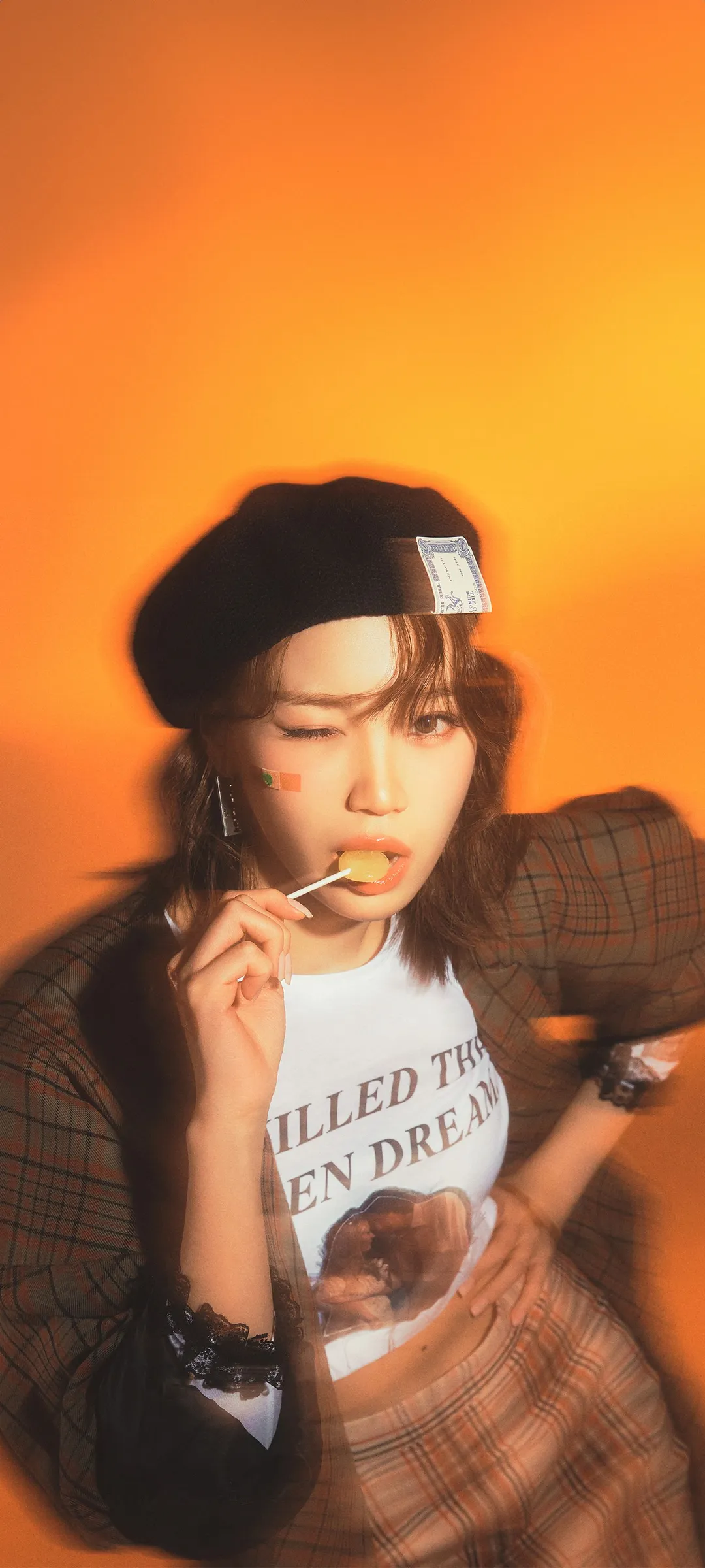 Wallpaper layar kunci hp Kim Chae-won 4K HD download — IZ*ONE, LE SSERAFIM