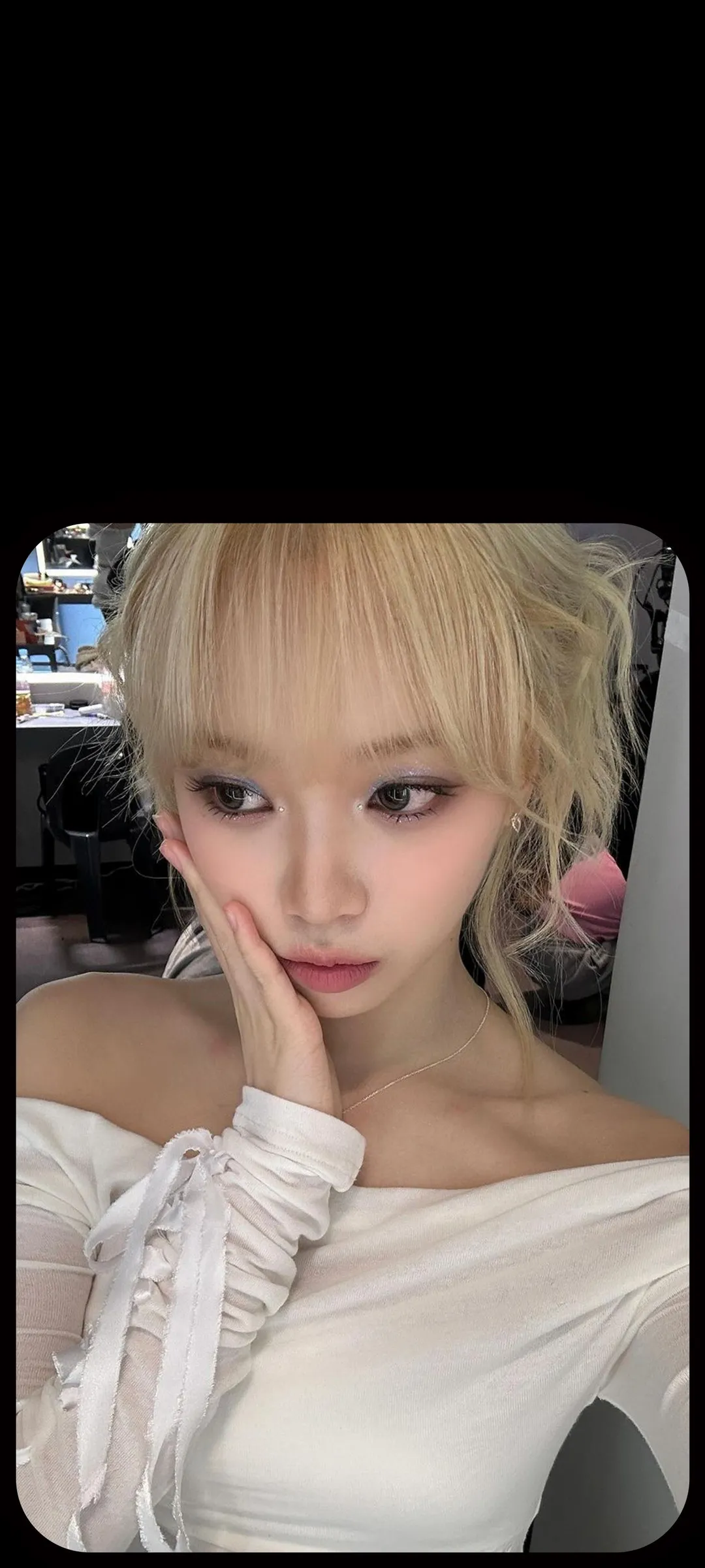 Wallpaper layar kunci hp Kim Chae-won 4K HD download — IZ*ONE, LE SSERAFIM
