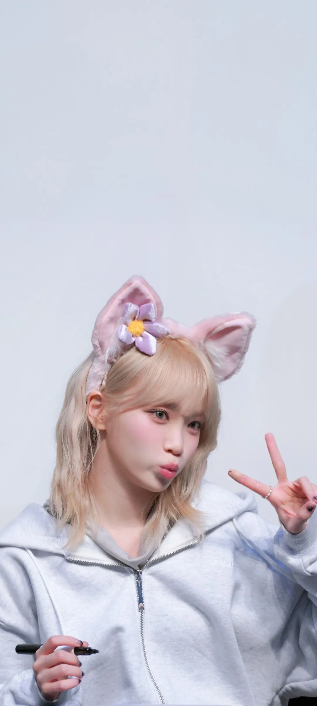 Wallpaper layar kunci hp Kim Chae-won 4K HD download — IZ*ONE, LE SSERAFIM