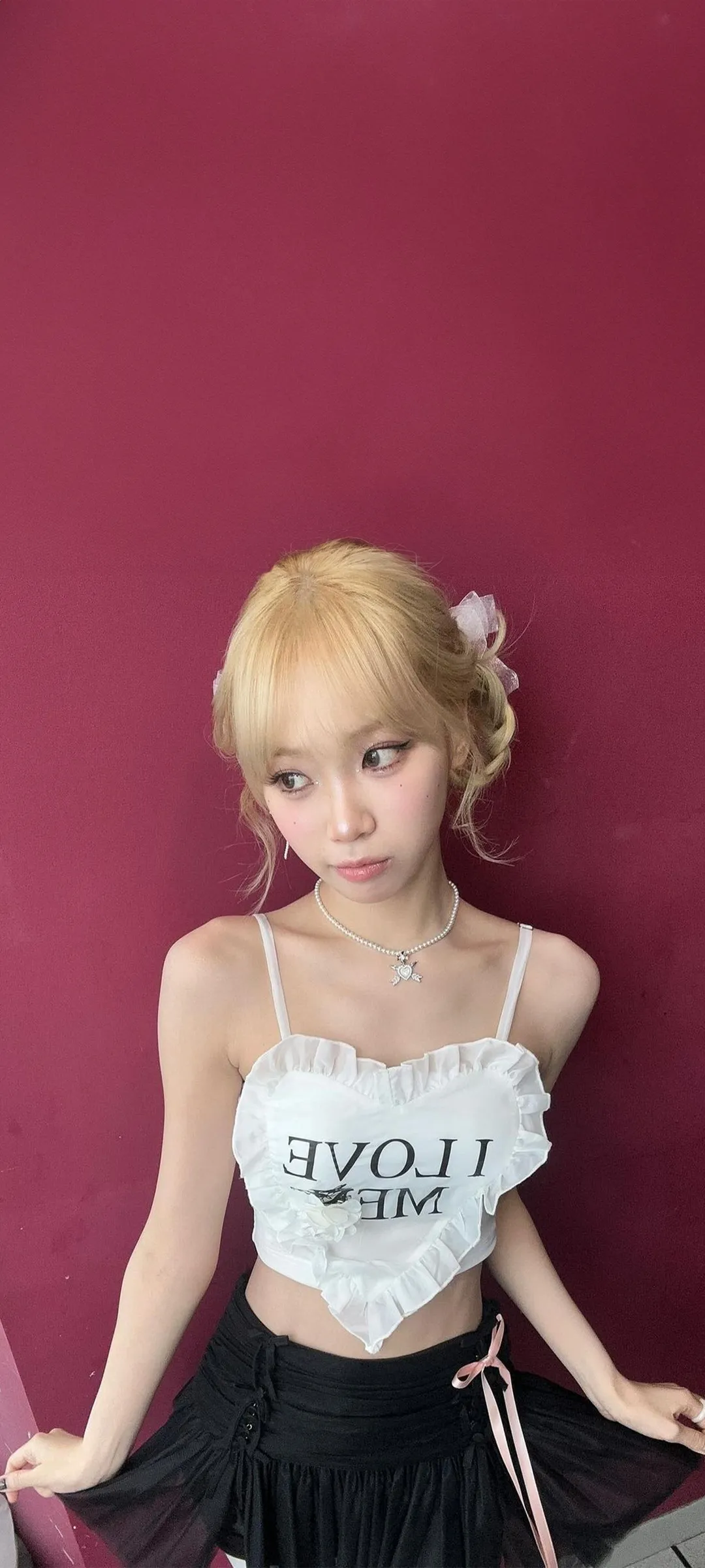 Hình nền màn hình khóa điện thoại Kim Chae-won 4K HD tải về — IZ*ONE, LE SSERAFIM