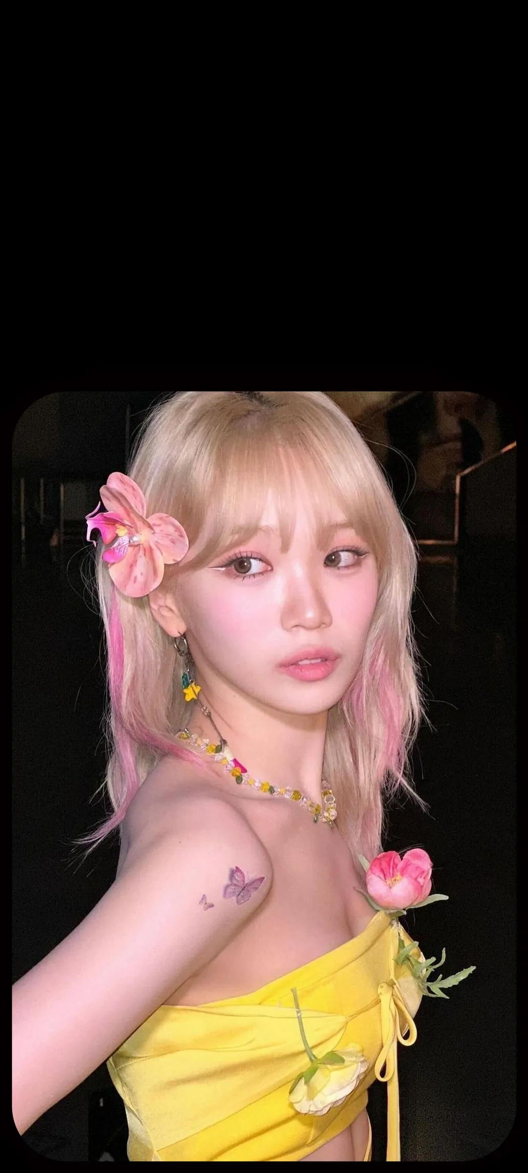 Wallpaper layar kunci hp Kim Chae-won 4K HD download — IZ*ONE, LE SSERAFIM