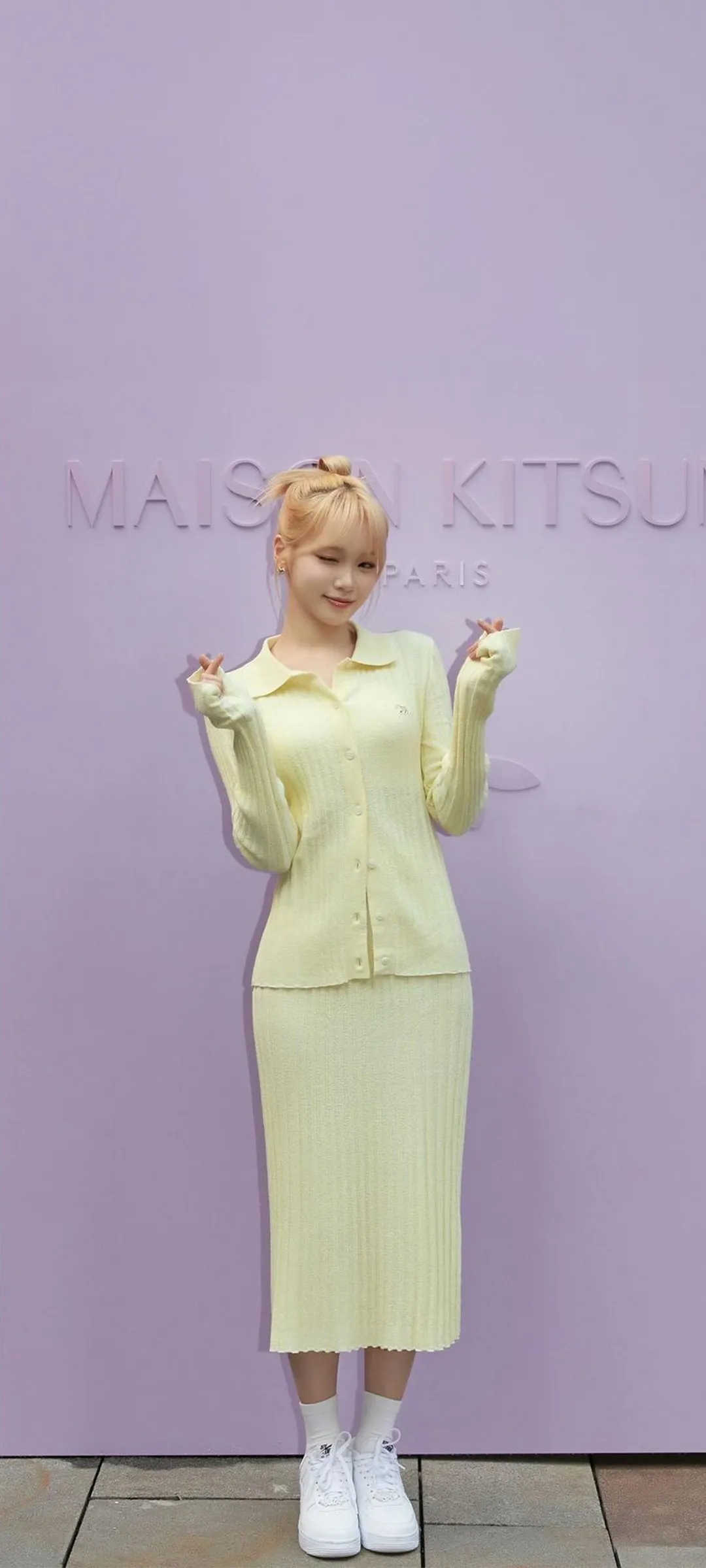 Wallpaper layar kunci hp Kim Chae-won 4K HD download — IZ*ONE, LE SSERAFIM