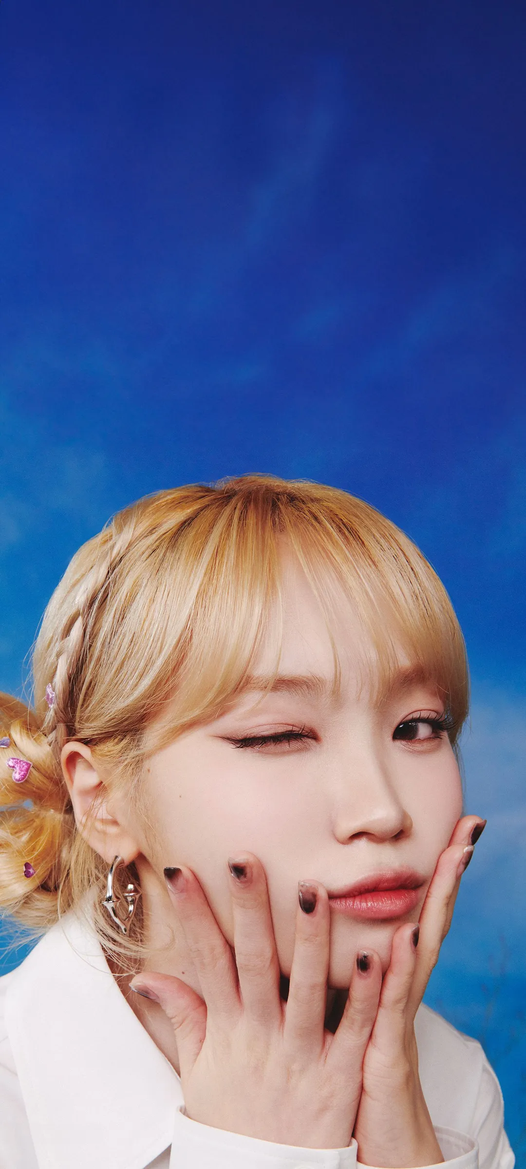 Wallpaper layar kunci hp Kim Chae-won 4K HD download — IZ*ONE, LE SSERAFIM