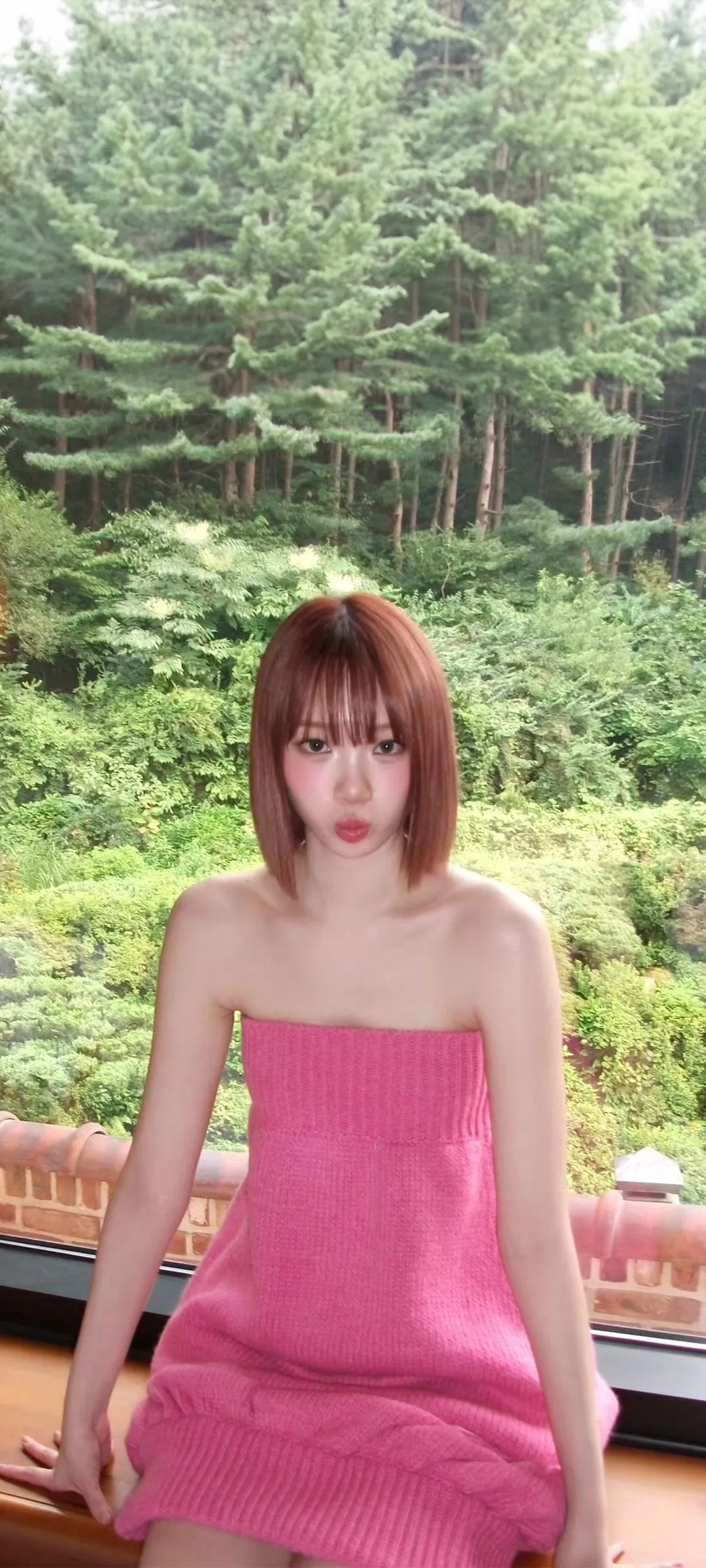 Wallpaper layar kunci hp Kim Chae-won 4K HD download — IZ*ONE, LE SSERAFIM