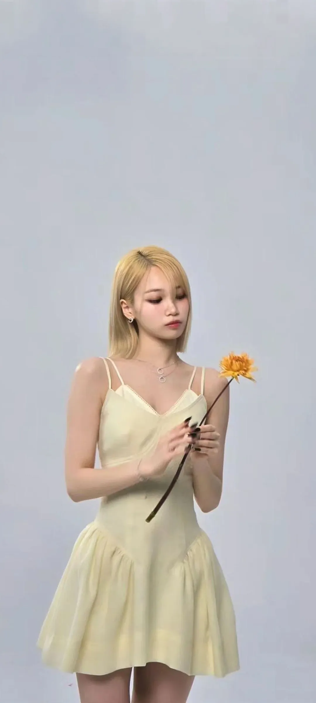 김채원 잠금화면 폰 배경화면 4K HD 다운로드 — 아이즈원, 르세라핌