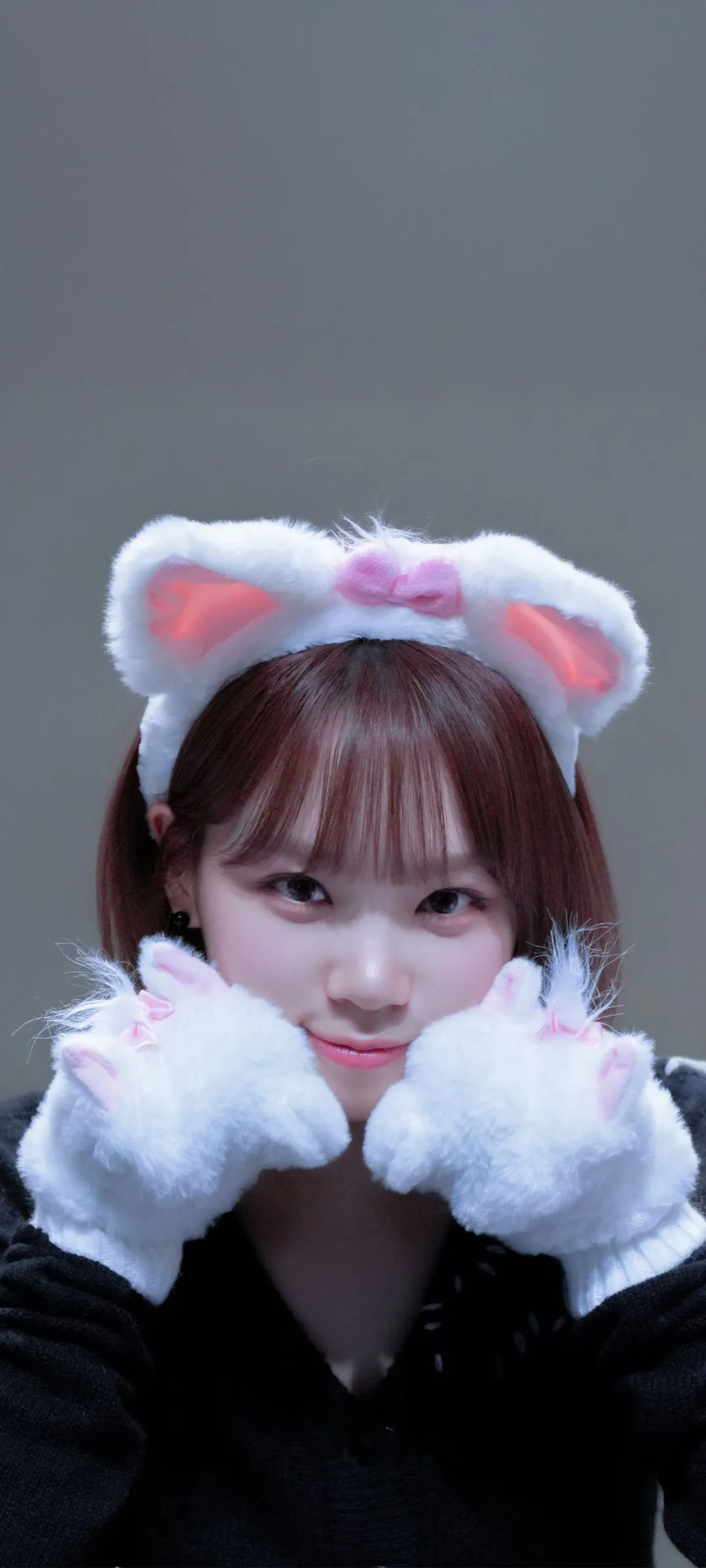 Kim Chae-won lock screen phone wallpaper 4K HD download — IZ*ONE, LE SSERAFIM
