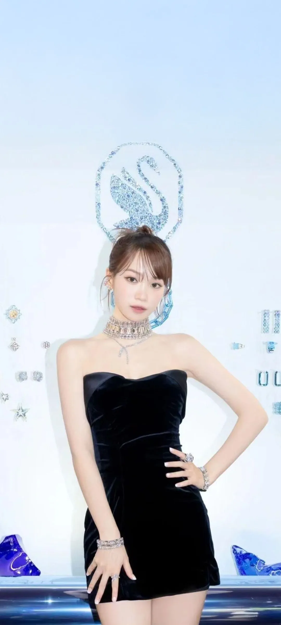 Wallpaper layar kunci hp Kim Chae-won 4K HD download — IZ*ONE, LE SSERAFIM
