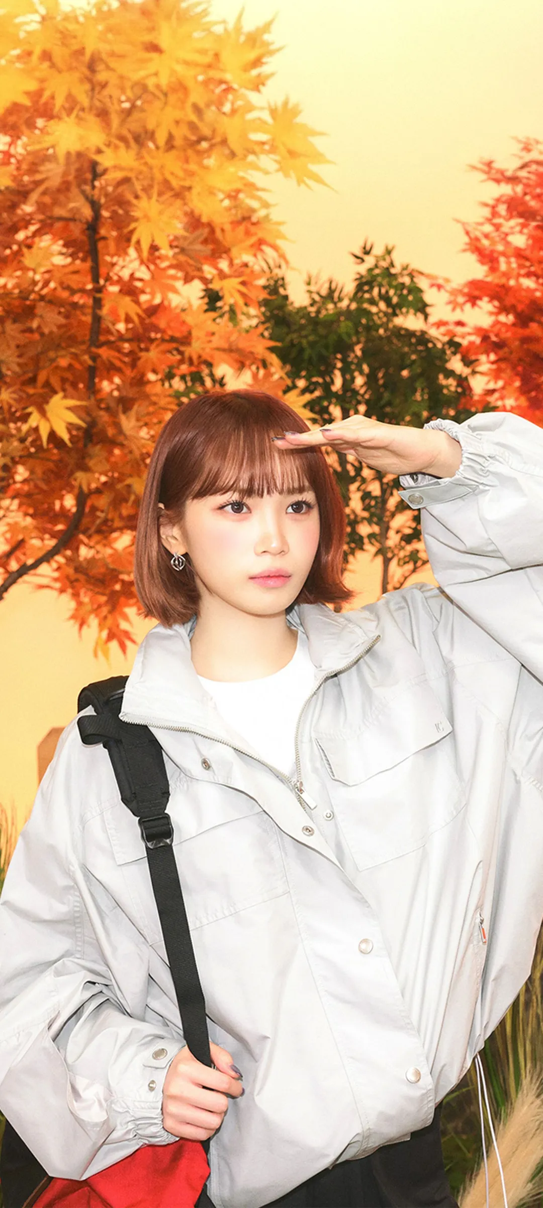 김채원 잠금화면 폰 배경화면 4K HD 다운로드 — 아이즈원, 르세라핌