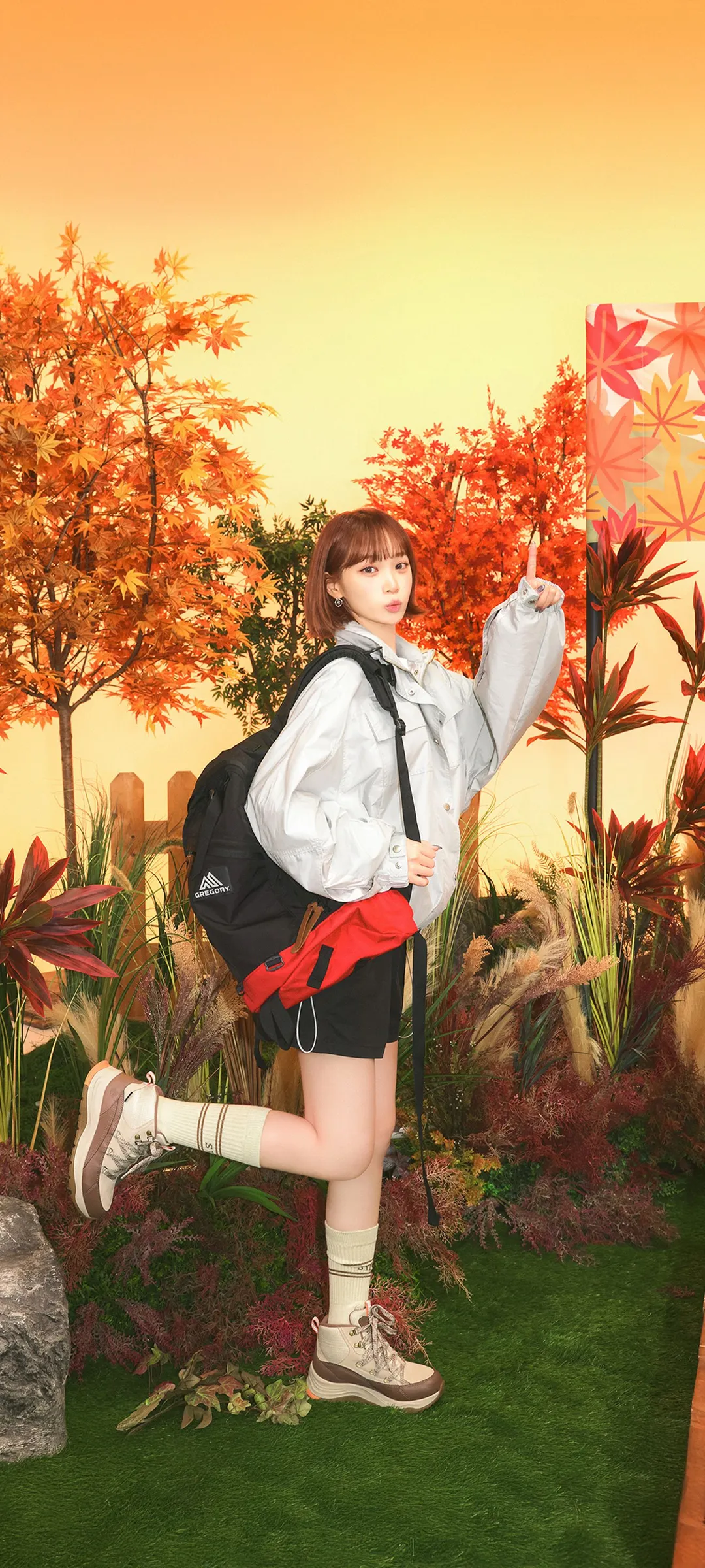 김채원 잠금화면 폰 배경화면 4K HD 다운로드 — 아이즈원, 르세라핌