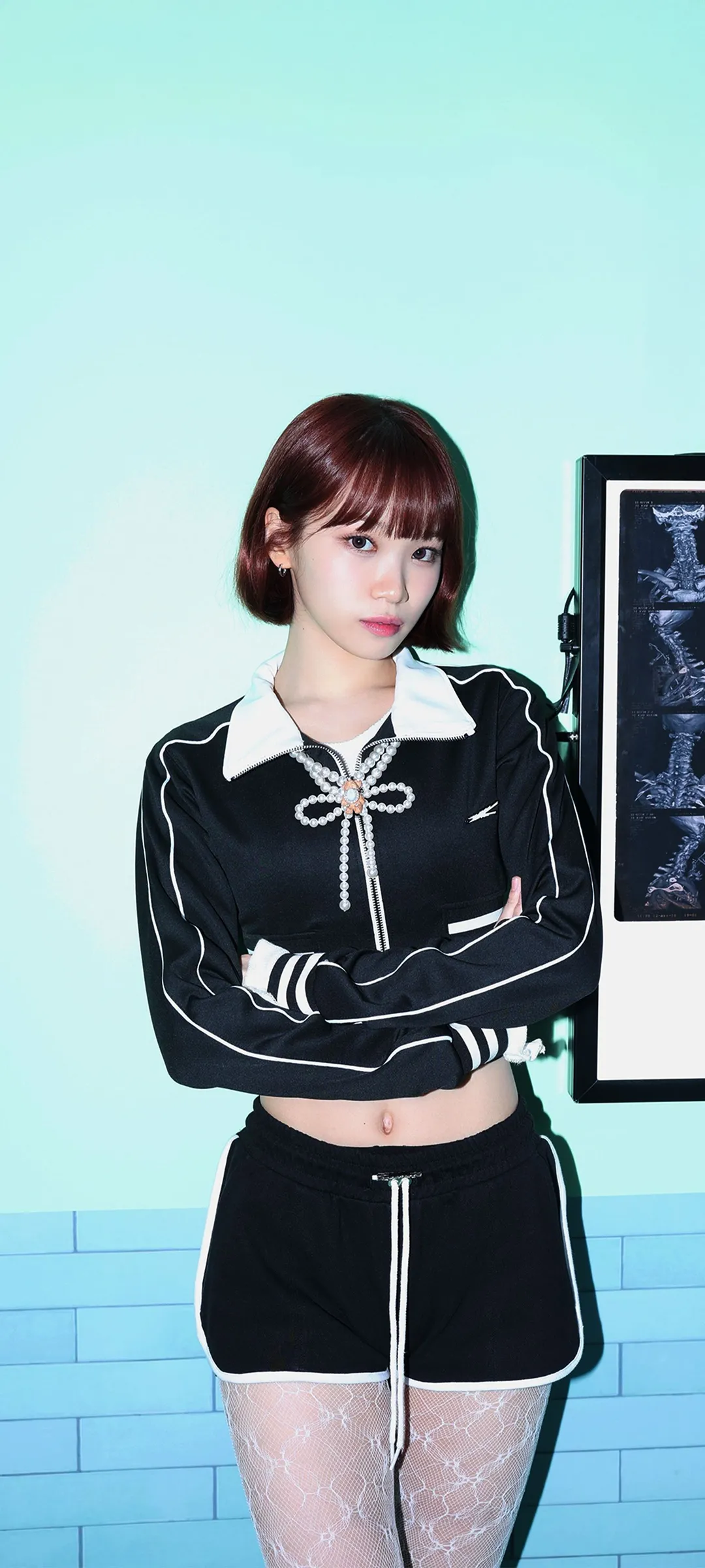 Wallpaper layar kunci hp Kim Chae-won 4K HD download — IZ*ONE, LE SSERAFIM