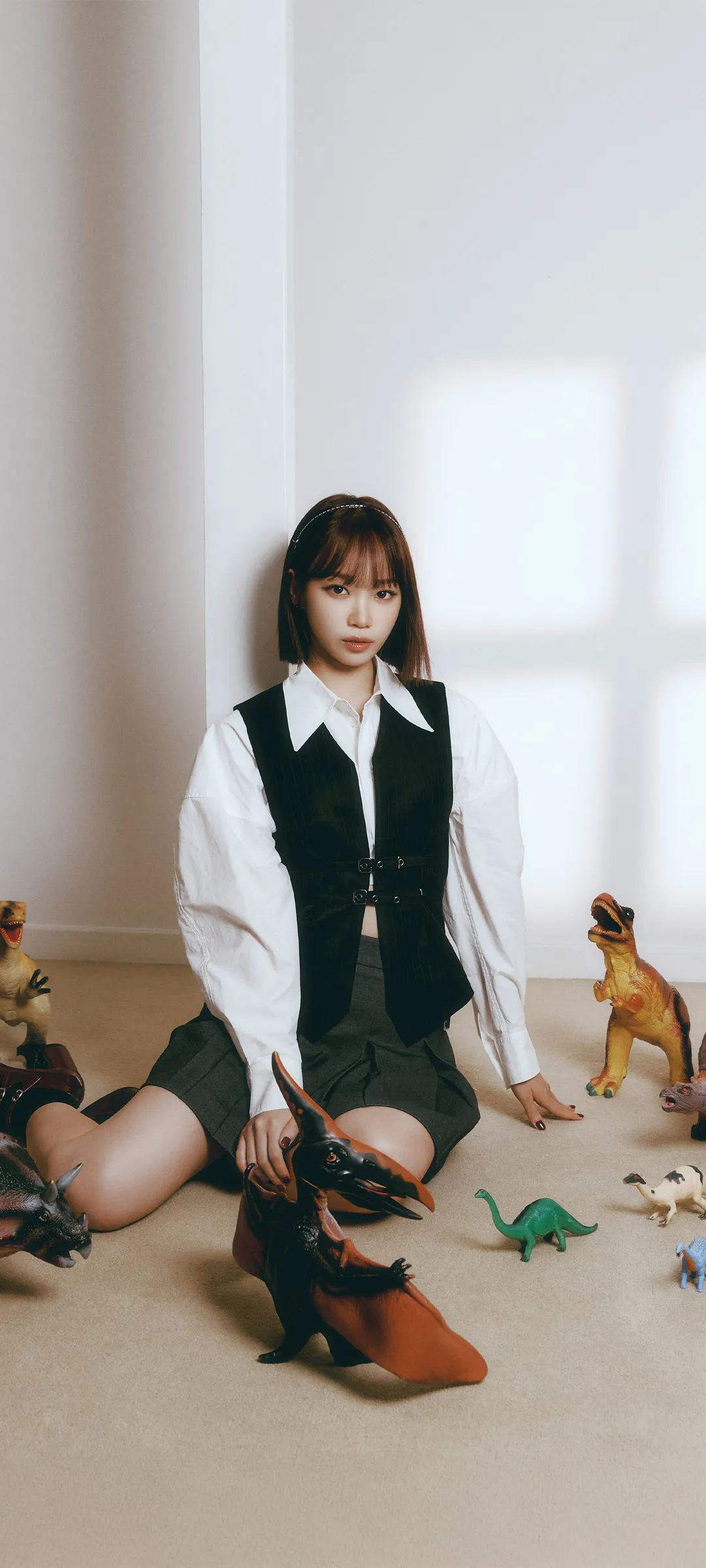 김채원 잠금화면 폰 배경화면 4K HD 다운로드 — 아이즈원, 르세라핌