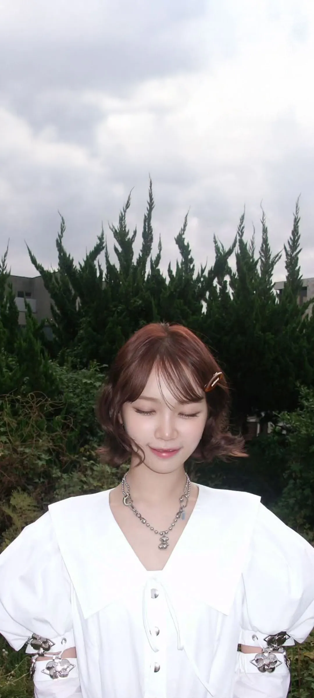 Kim Chae-won lock screen phone wallpaper 4K HD download — IZ*ONE, LE SSERAFIM