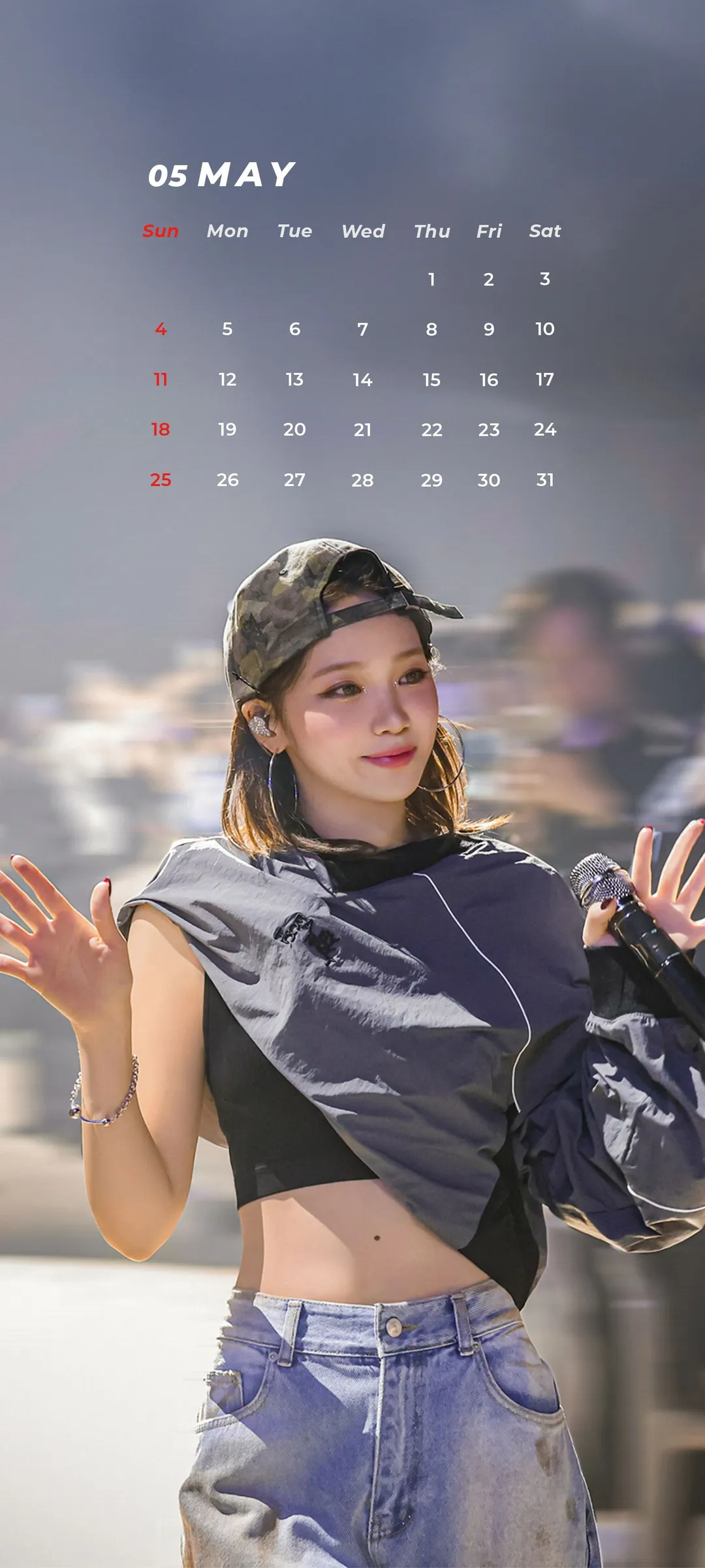 Wallpaper layar kunci hp Kim Chae-won 4K HD download — IZ*ONE, LE SSERAFIM