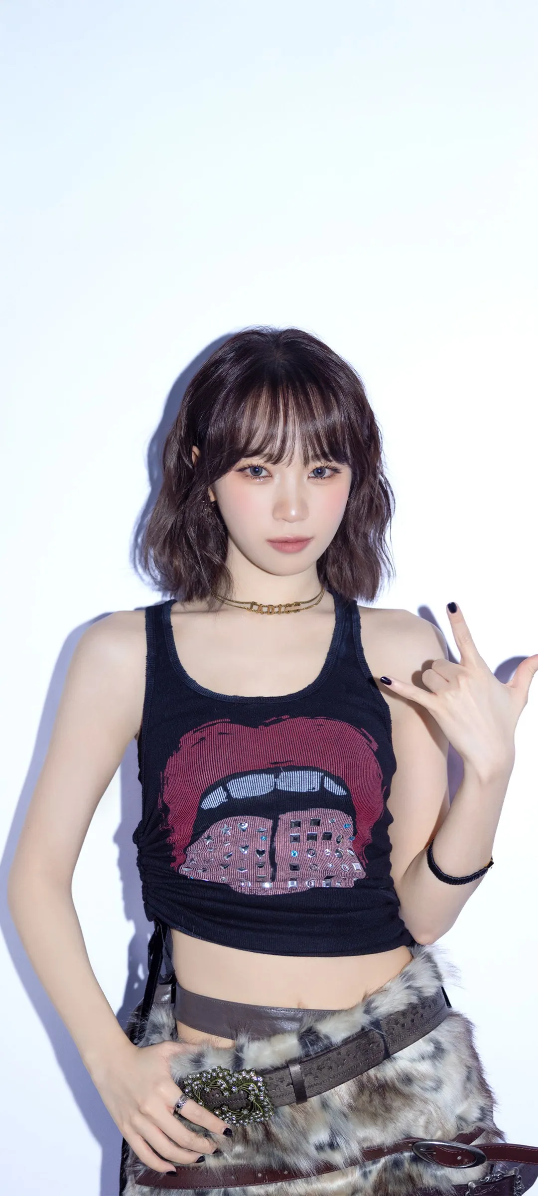 Wallpaper layar kunci hp Kim Chae-won 4K HD download — IZ*ONE, LE SSERAFIM