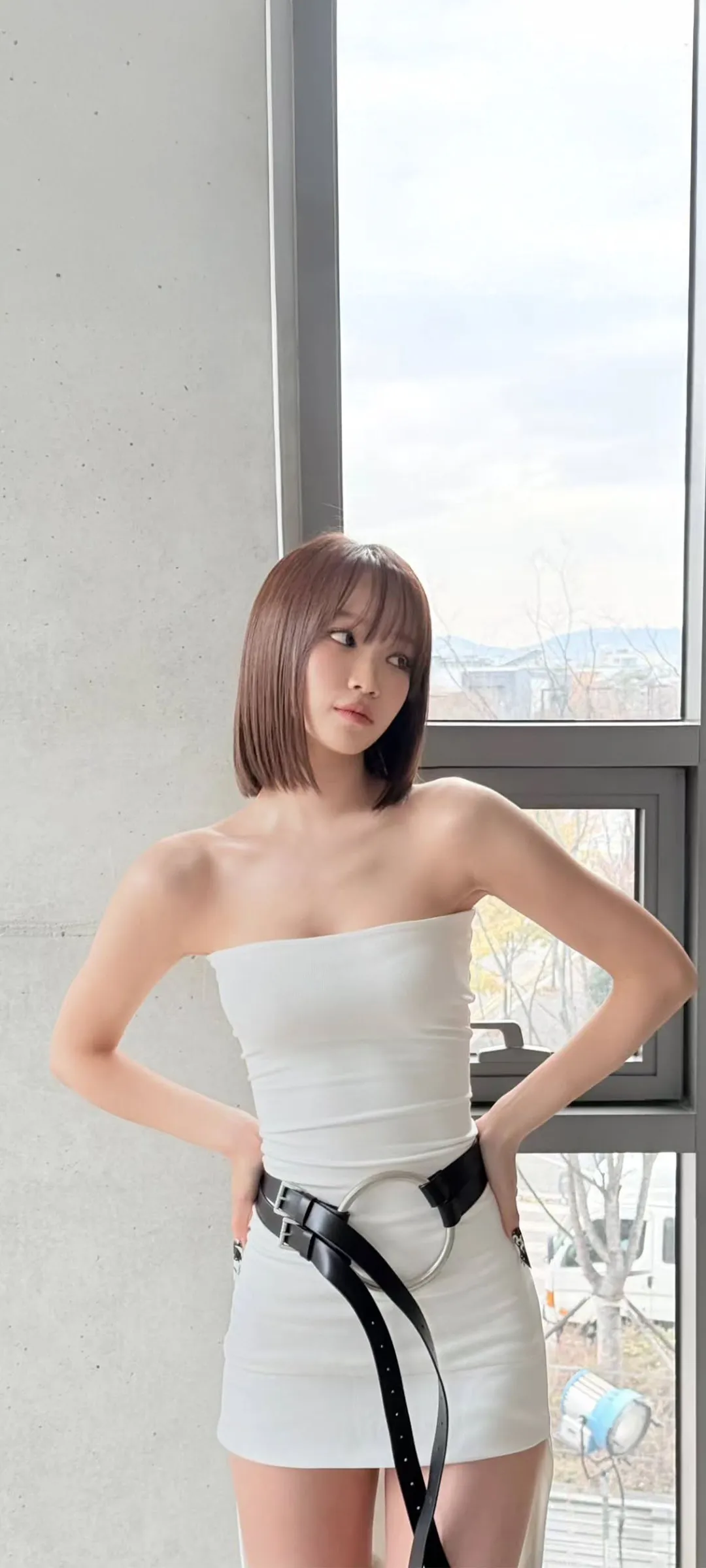 Wallpaper layar kunci hp Kim Chae-won 4K HD download — IZ*ONE, LE SSERAFIM