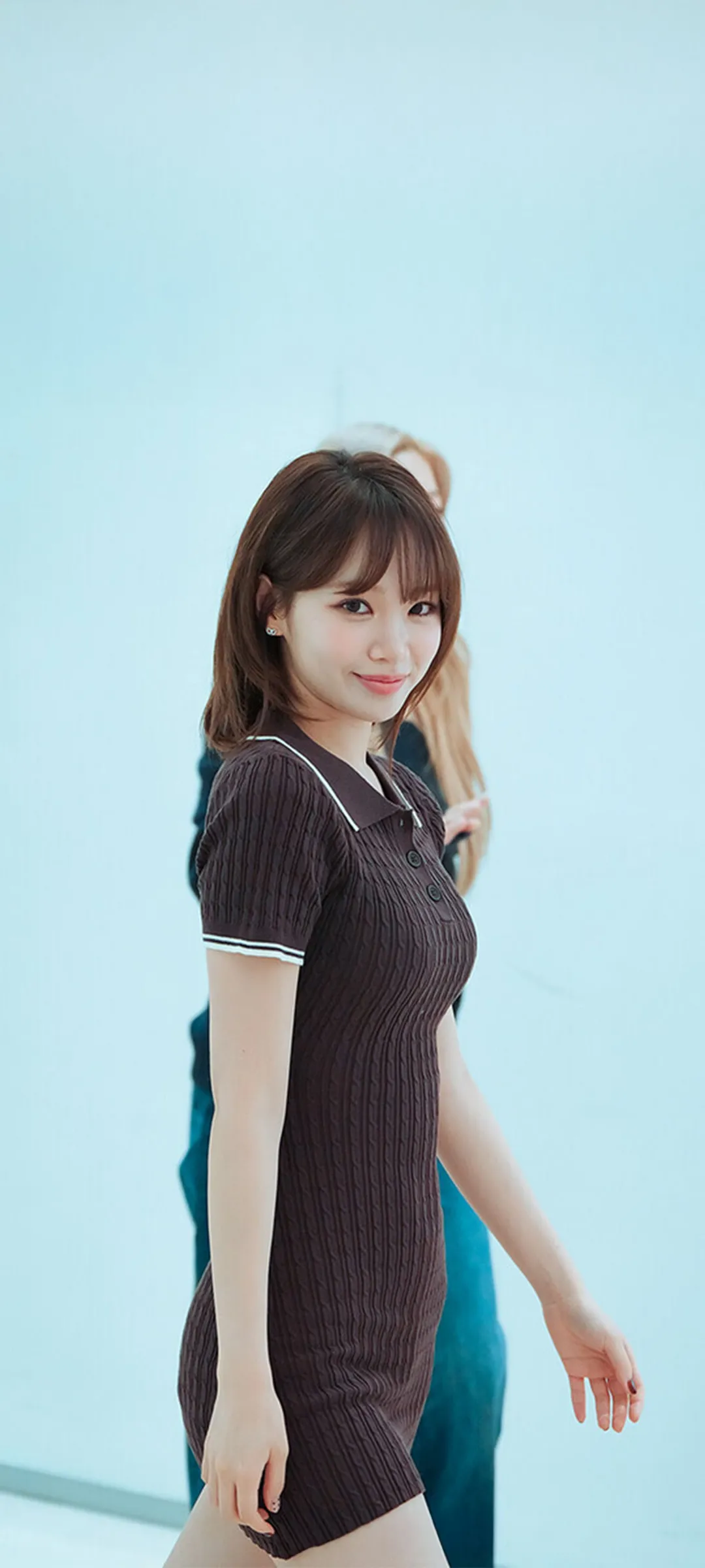 Wallpaper layar kunci hp Kim Chae-won 4K HD download — IZ*ONE, LE SSERAFIM