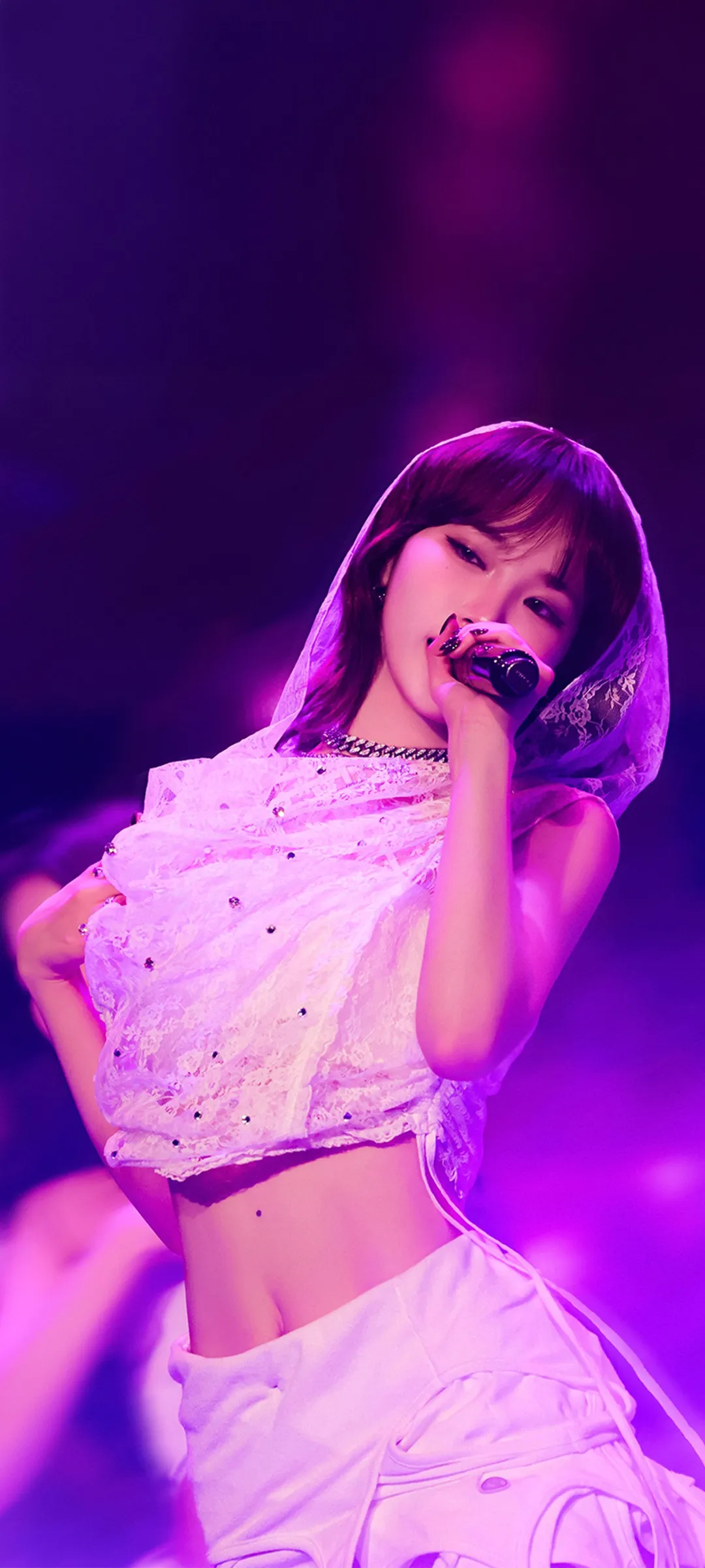Wallpaper layar kunci hp Kim Chae-won 4K HD download — IZ*ONE, LE SSERAFIM