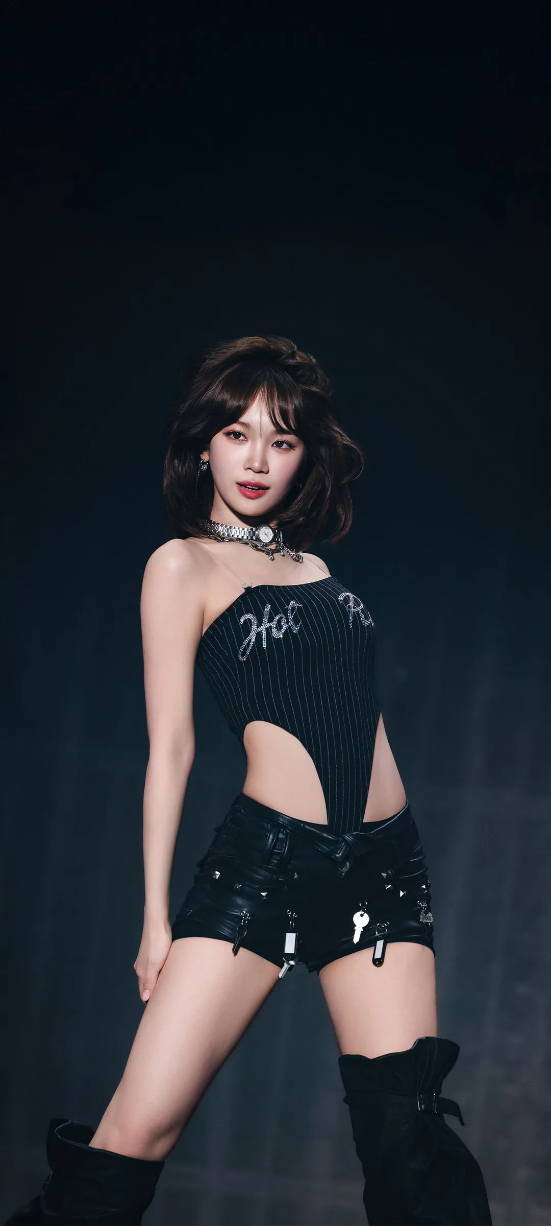 Wallpaper layar kunci hp Kim Chae-won 4K HD download — IZ*ONE, LE SSERAFIM