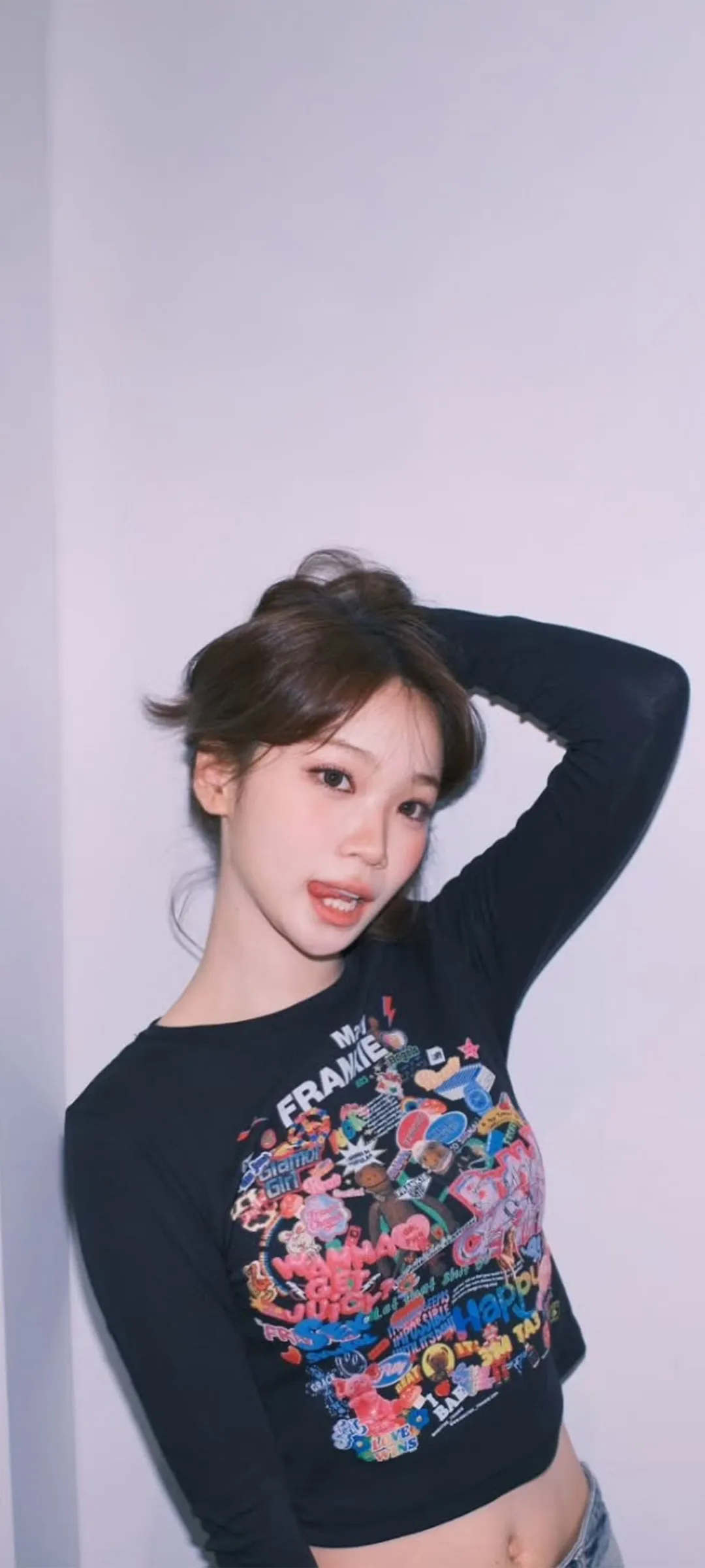 Wallpaper layar kunci hp Kim Chae-won 4K HD download — IZ*ONE, LE SSERAFIM