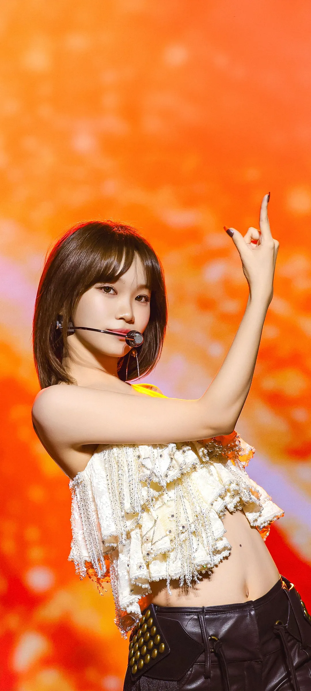 Wallpaper layar kunci hp Kim Chae-won 4K HD download — IZ*ONE, LE SSERAFIM