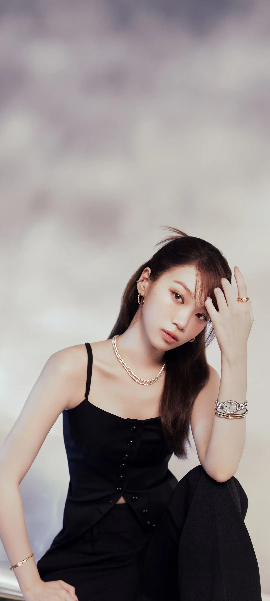 Wallpaper layar kunci hp Kim Chae-won 4K HD download — IZ*ONE, LE SSERAFIM