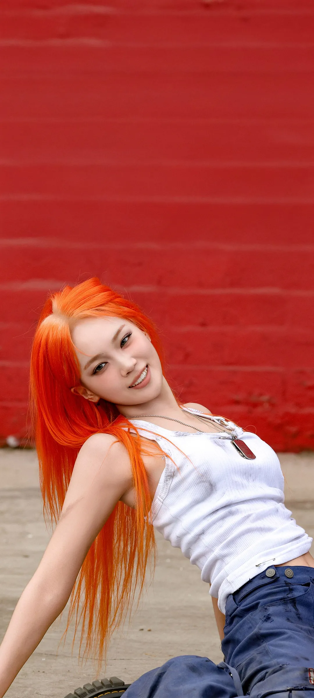 Wallpaper layar kunci hp Kim Chae-won 4K HD download — IZ*ONE, LE SSERAFIM