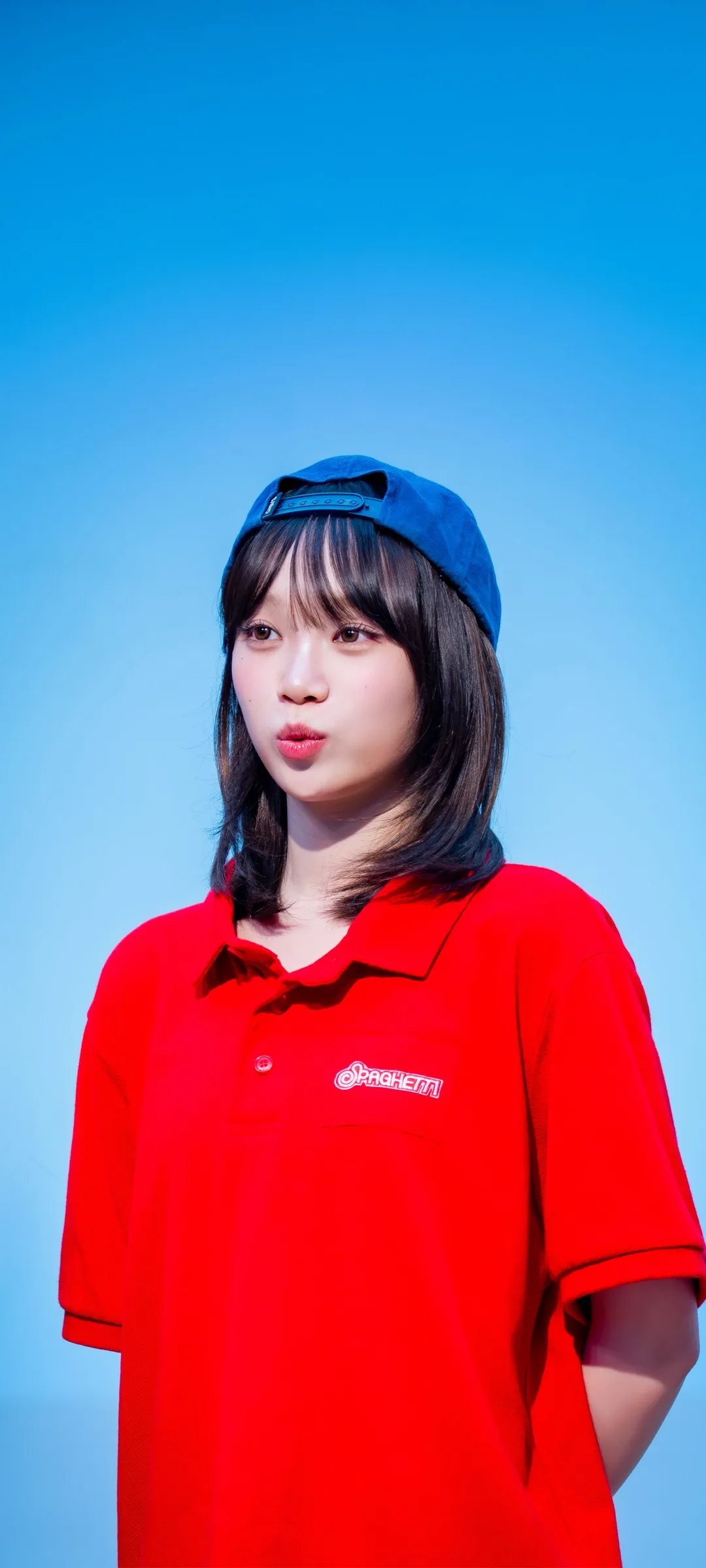Kim Chae-won lock screen phone wallpaper 4K HD download — IZ*ONE, LE SSERAFIM